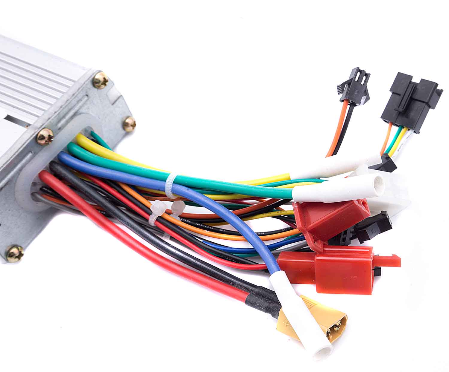 Steuergerät 48V / 800W - Passendes Steuergerät für das Modell SXT Ultimate Lite ACHTUNG! Master- und Slave-Steuergrät separat bestellbar Betriebsspannung: DC 48V Leistung: 800W Maße: 10,3 x 6,5 x 3,2 cm (Länge x Breite x Höhe) - von SXT-Scooters