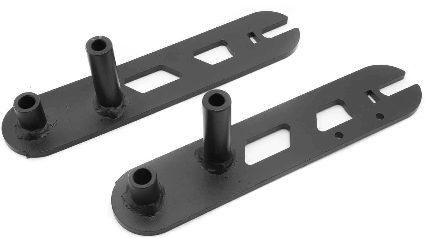 Rad-Schwinge (2-teiliges Set) - Passende Rad-Schwinge für das Modell SXT Ultimate LITE Set bestehend aus 2 Teilen (rechte und linke Seite) Als Hinterrad- und Vorderradschwinge verwendbar Farbe: Schwarz Material: Stahl Maße: 21,3 x 4,5 cm (Länge x Breite)