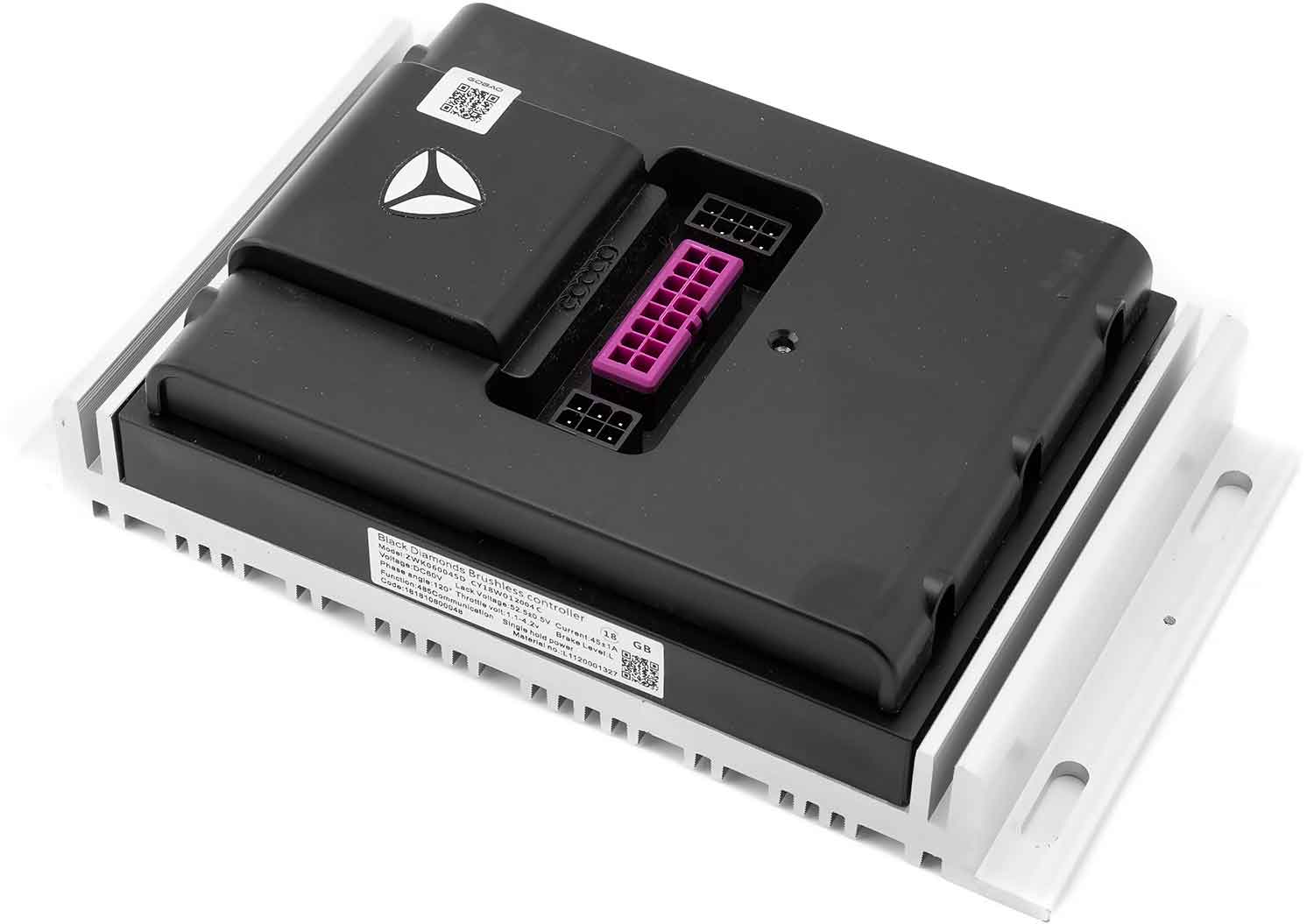 Steuergerät 60V - Passende Steuereinheit für das Modell SXT Yadea G5 Betriebsspannung: 60V DC Stromzufuhr: 45A +/- 1A Leistung: max. 2.700W Maße: 218 x 123 x 55 mm (Länge x Breite x Höhe) - von SXT-Scooters