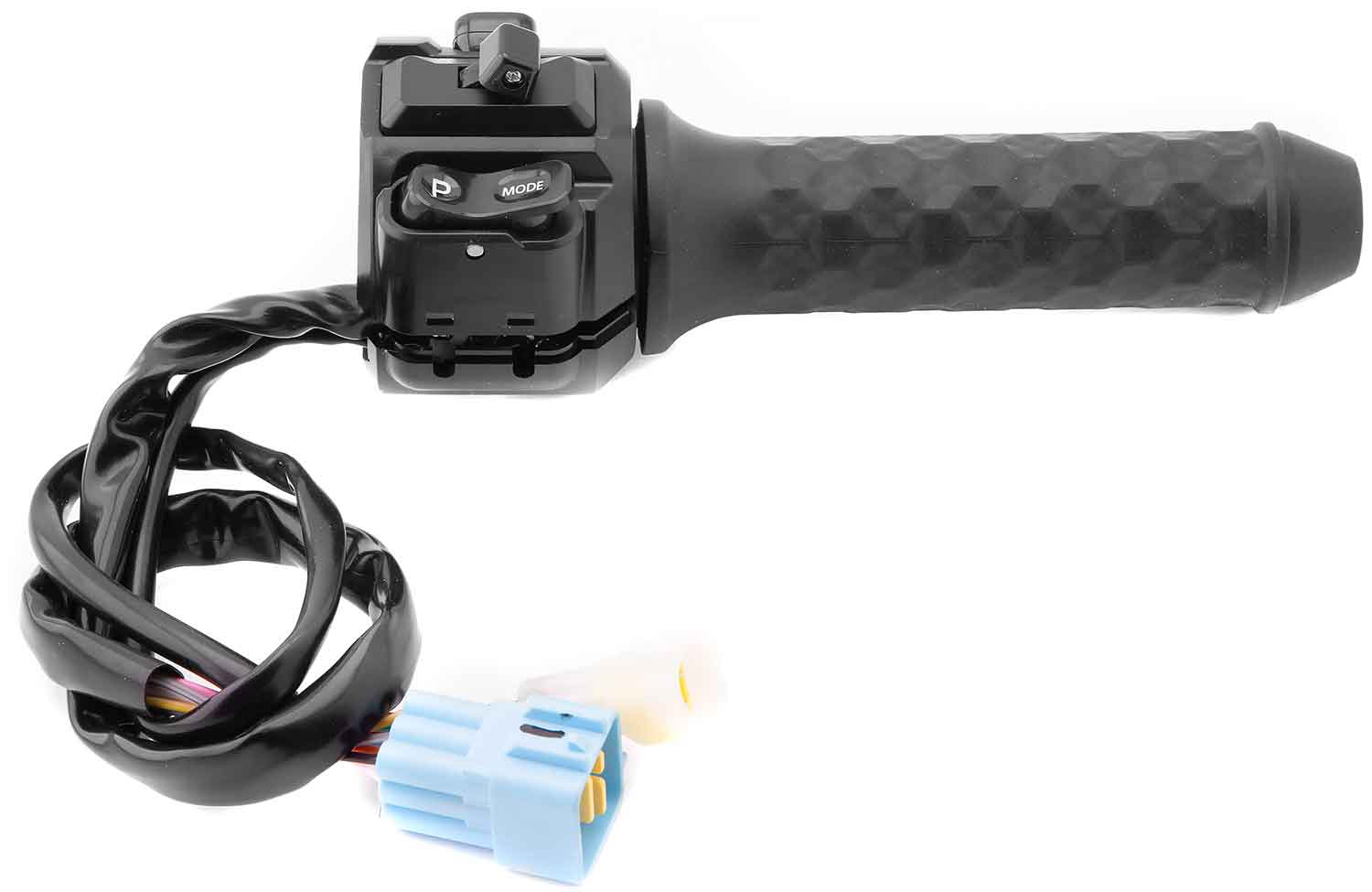 Bedieneinheit - Passende Bedienelemente für das Modell SXT Yadea G5 Linke und rechte Bedieneinheit separat bestellbar Technische Attribute zur linken Bedieneinheit: Abblendlicht / Fernlicht Lichthupe Blinker Hupe Technische Attribute zur rechten Bedienein