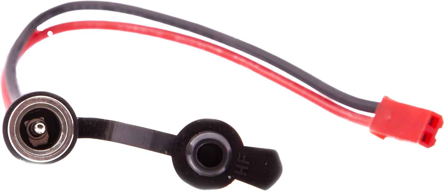 Ladebuchse - Passende Ladebuchse für das Modell SXT Velox 2-polige Steckverbindung Inkl. Kontermutter und Schutzkappe Länge: 170 mm Gesamtdurchmesser: 10 mm - von SXT-Scooters