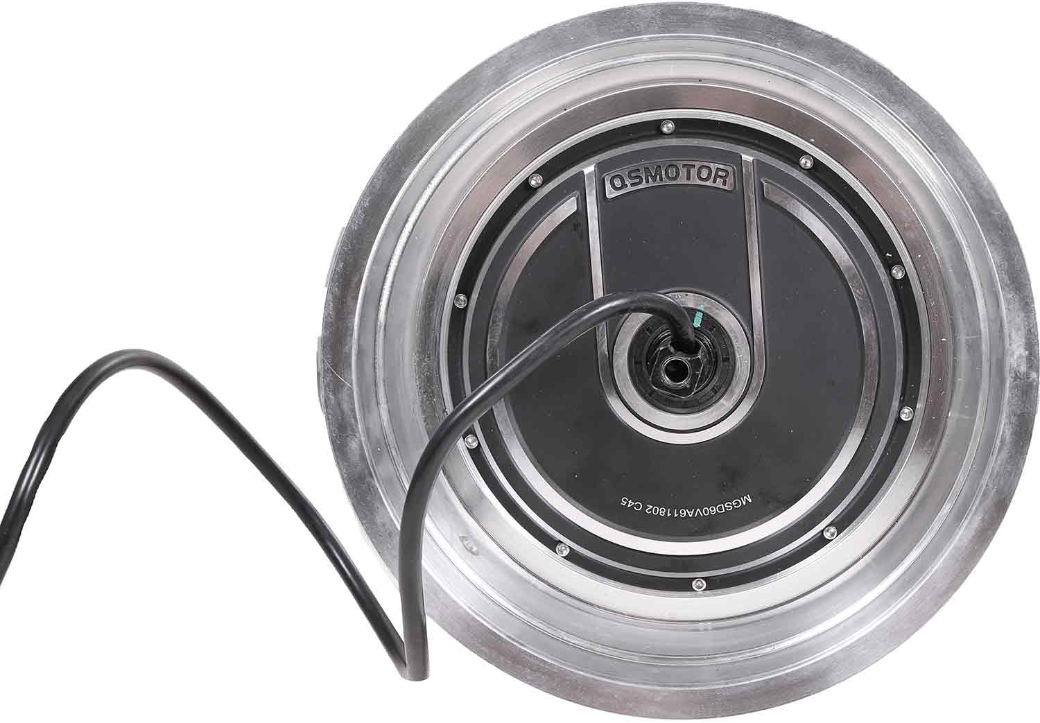 Nabenmotor 60V - Passender Nabenmotor für das Modell SXT Grizzy Betriebspannung: 60V Nennleistung: 2000W Maximalleistung: 2700W Reifengröße: 215/40-12 Farbe: Schwarz/Silber - von SXT-Scooters