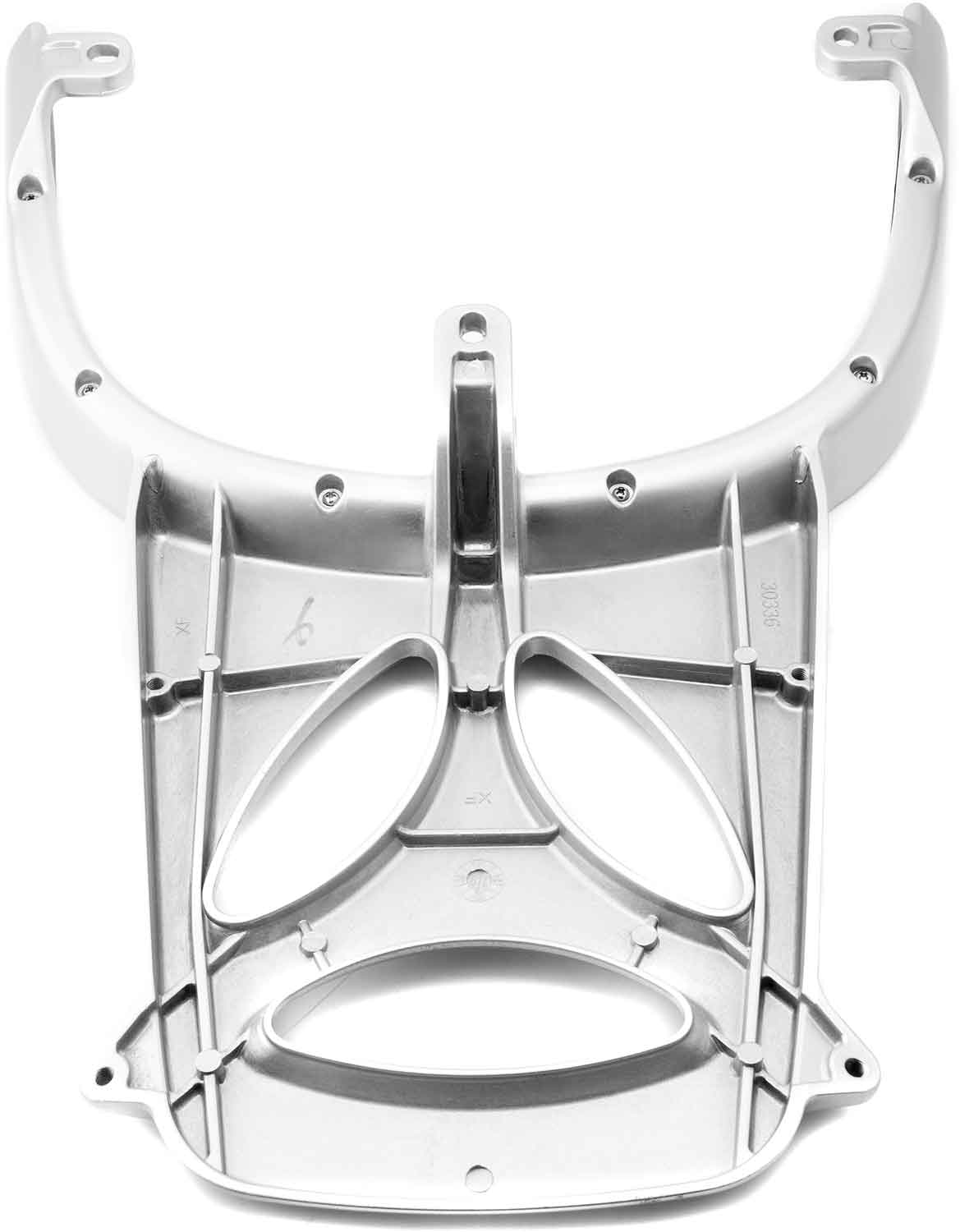 Gepäckträger - Passender Gepäckträger für das Modell SXT Yadea G5 Material: Aluminium Farbton: Silber/Schwarz Maße: 520 x 400 x 60 mm (Länge x Breite x Höhe) - von SXT-Scooters