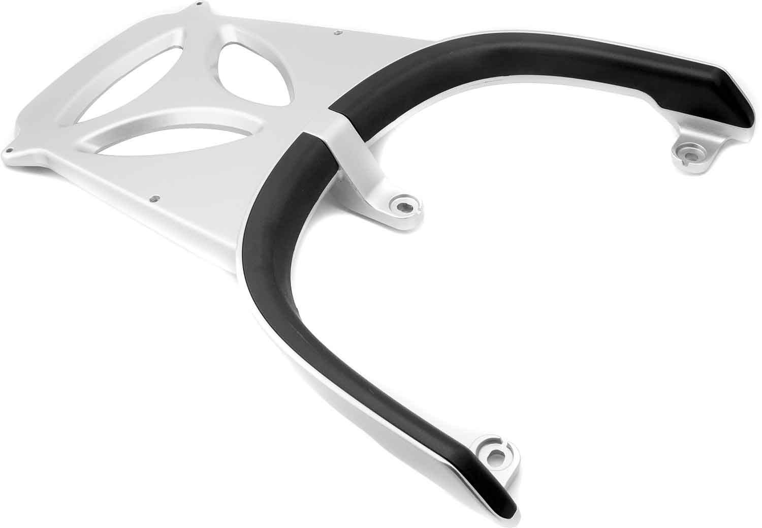 Gepäckträger - Passender Gepäckträger für das Modell SXT Yadea G5 Material: Aluminium Farbton: Silber/Schwarz Maße: 520 x 400 x 60 mm (Länge x Breite x Höhe) - von SXT-Scooters