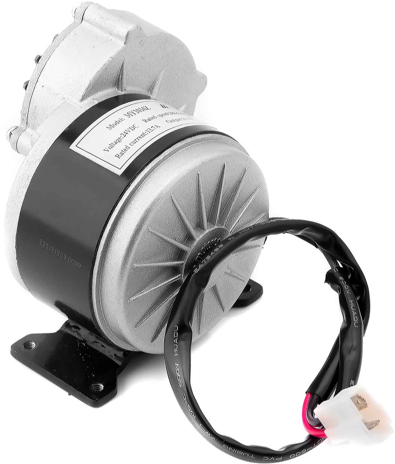 Bürstenloser Motor 24V 250W - Passender elektrischer bürstenloser Motor für das Modell Scotex Spike Betriebsspannung: 24V DC Ausgangsleistung: 250W 2-polige Steckverbindung Maße: 130 x 130 x 115 mm (Breite x Höhe x Tiefe) - von SXT-Scooters