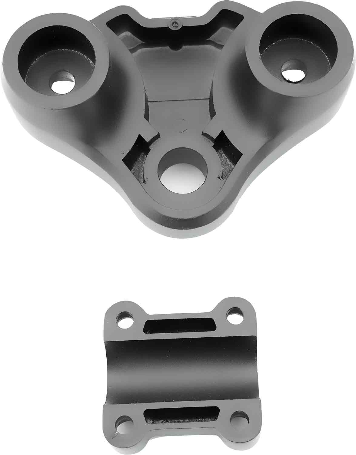 Lenkerarretierung - Passende Lenkerarretierung für das Modell SXT Grizzy Artikel bestehend aus 2 Teilen (Ober- und Unterteil) Material: Aluminium Farbton: Schwarz Maße (Oberteil): 75 x 72 x 24 mm (Länge x Breite x Höhe) Maße (Unterteil): 175 x 132 x 80 mm