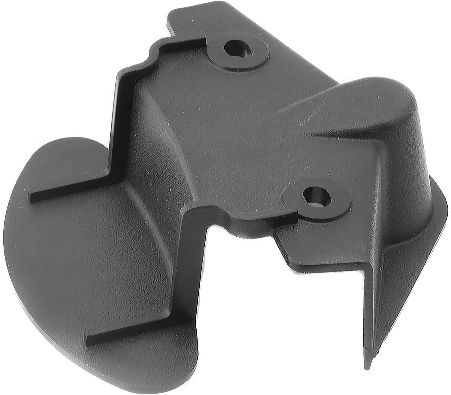 Abdeckung Stoßdämpferhalterung - Untere Schutzblende für die Stoßdämpferhalterung / Lenkerstange (SP1276) Kompatibel mit dem Modell SXT Yadea G5 Material: Kunststoff Farbton: Schwarz Maße: 130 x 123 x 47 mm (Länge x Breite x Höhe) - von SXT-Scooters