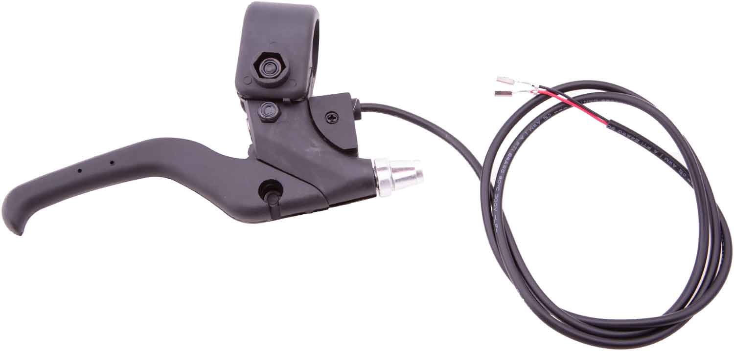 Linker Bremsgriff - Passender Bremsgriff für die linke Seite Mit dem Modell Scotex Spike kompatibel 2-polige Steckverbindung Maße: 150 x 85 mm (Länge x Breite) - von SXT-Scooters
