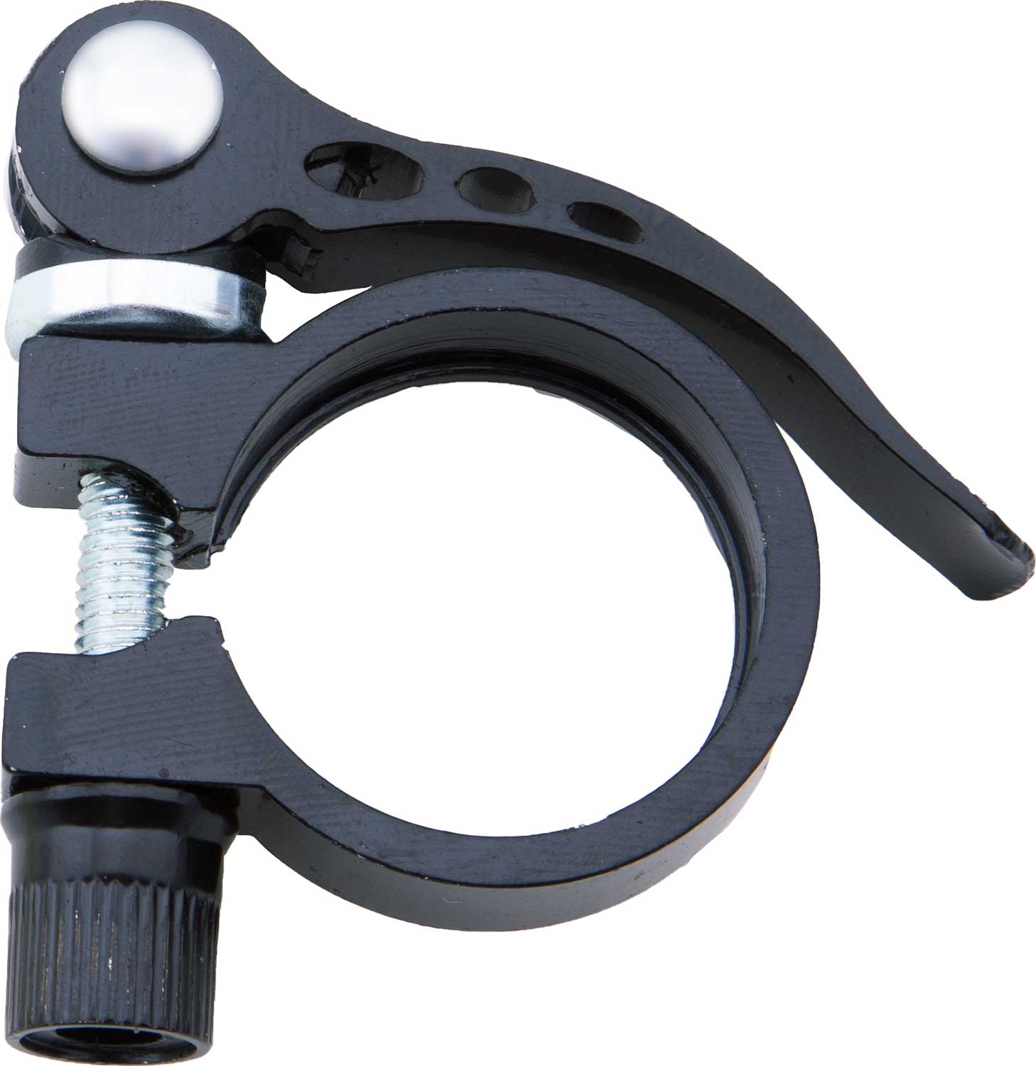 Sattelklemme - Passende Sattelklemme für das Modell Scotex Wheely Material: Aluminium Farbton: Schwarz Maße: 60 x 63 x 12 mm (Länge x Breite x Höhe) - von SXT-Scooters