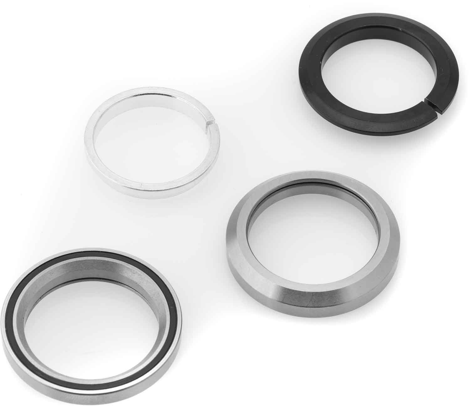 Lenkkopflager-Set - Passendes Lenkkopflager-Set für das Modell SXT MAX 4-teiliges Set bestehend aus: Gleitlager (2x) Dichtungsring (1x) Abstandshalter (1x) Innendurchmesser: Ø 35 mm Außendurchmesser: Ø 46 mm - von SXT-Scooters