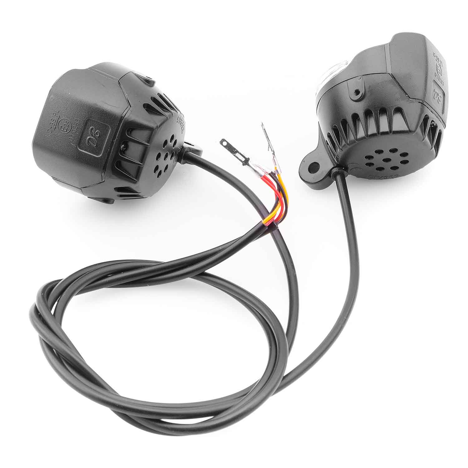 LED Vorderlicht (Set) - Passendes Vorderlicht Set für das Modell SXT Monster EEC Ausgangsspannung: 12V 3-polige Steckverbindung CE-Zertifizierung Durchmesser: Ø 520 mm Kabellänge: 620 mm - von SXT-Scooters