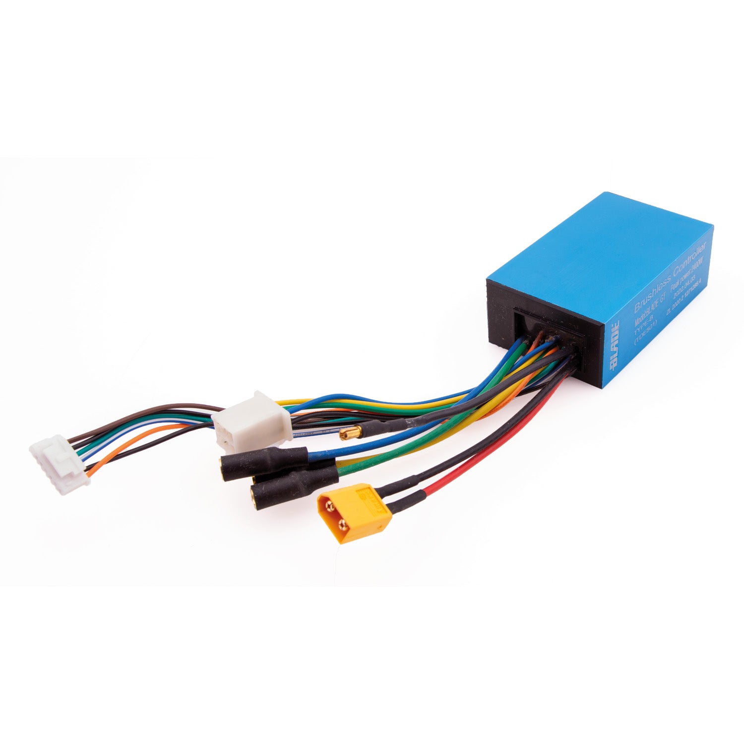 Steuergerät 60V / 2400W - Passende Steuereinheiten für das Modell SXT Beast Pro Steuergerät Type A und B sind separat erhältlich Betriebsspannung: 60V Leistung: 2400W Maße (Ohne Verkabelung): 87 x 53 x 30 mm (Länge x Breite x Höhe) - von SXT-Scooters