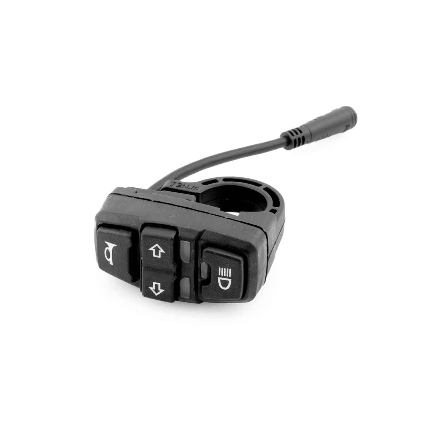 Schalter Licht, Blinker, Hupe - Passende Schaltbedienung für das Modell SXT Beast Pro Für die Ausführung von Hupe, Blinker und Licht 6-polige Steckverbindung Maße (ohne Kabel): 54 x 28 x 53 mm (Länge x Breite x Tiefe) - von SXT-Scooters
