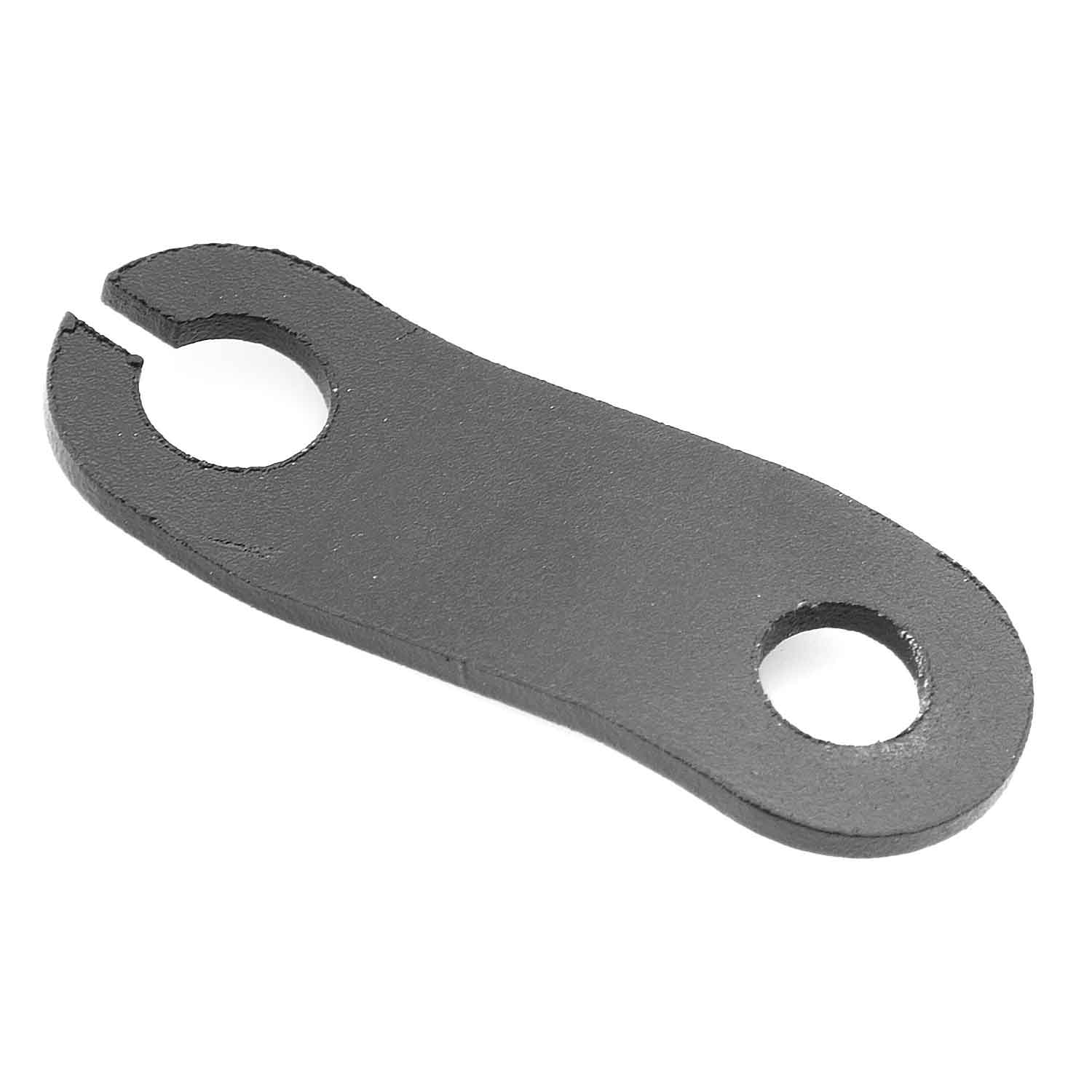 Vordere Blinkerhalterung - Passende Halterung für die vorderen Blinker Kompatibel mit dem Modell SXT Monster EEC Öse für bessere Kabelführung Material: Eisen Farbton: Schwarz Maße: 58 x 20 x 5 mm (Länge x Breite x Dicke) - von SXT-Scooters