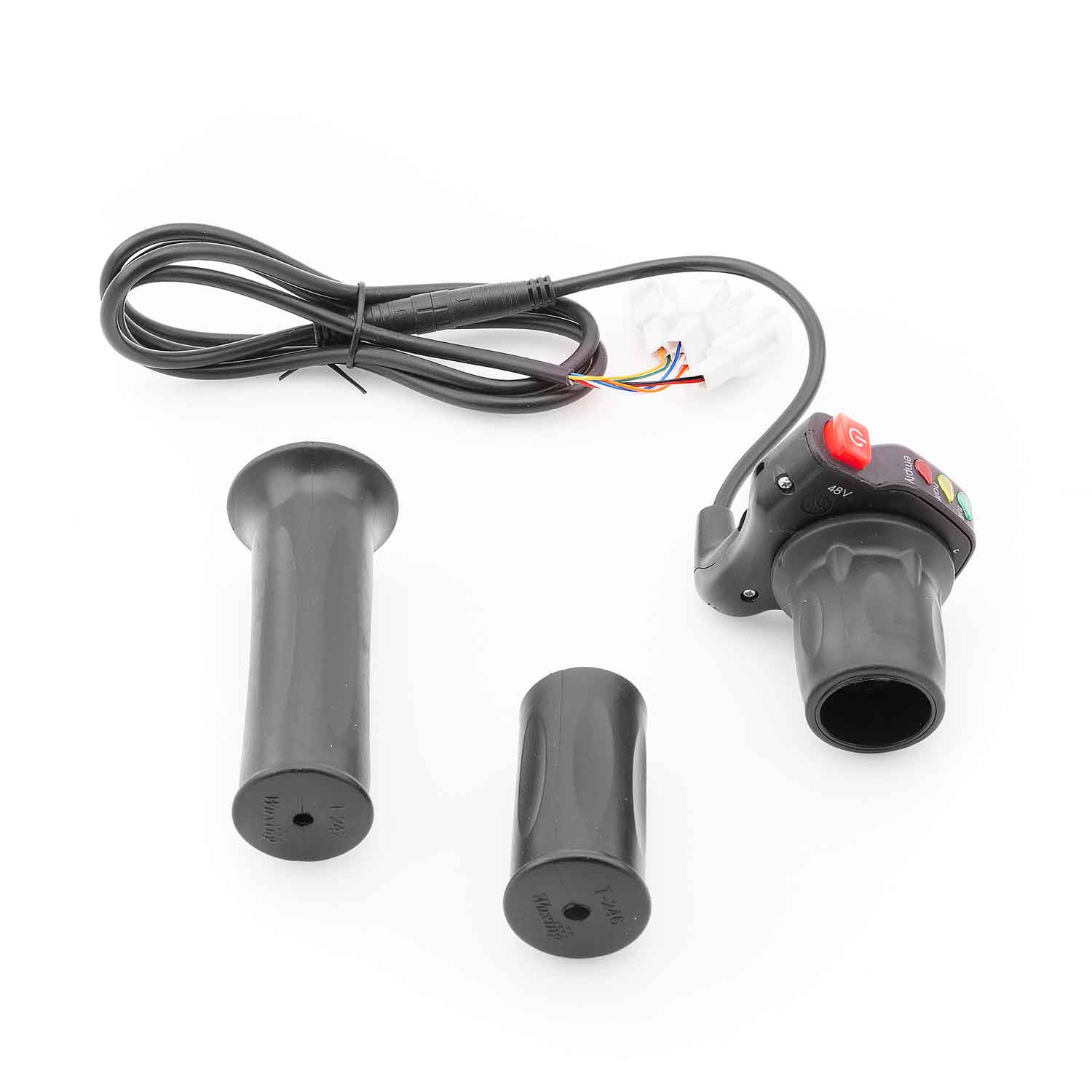 Gasgriff / Drehgasgriff 48V - Passender Gasgriff für das Modell SXT Monster EEC Betriebsspannung: 48V 6-polige Steckverbindung Inkl. linker Lenkergriff - von SXT-Scooters