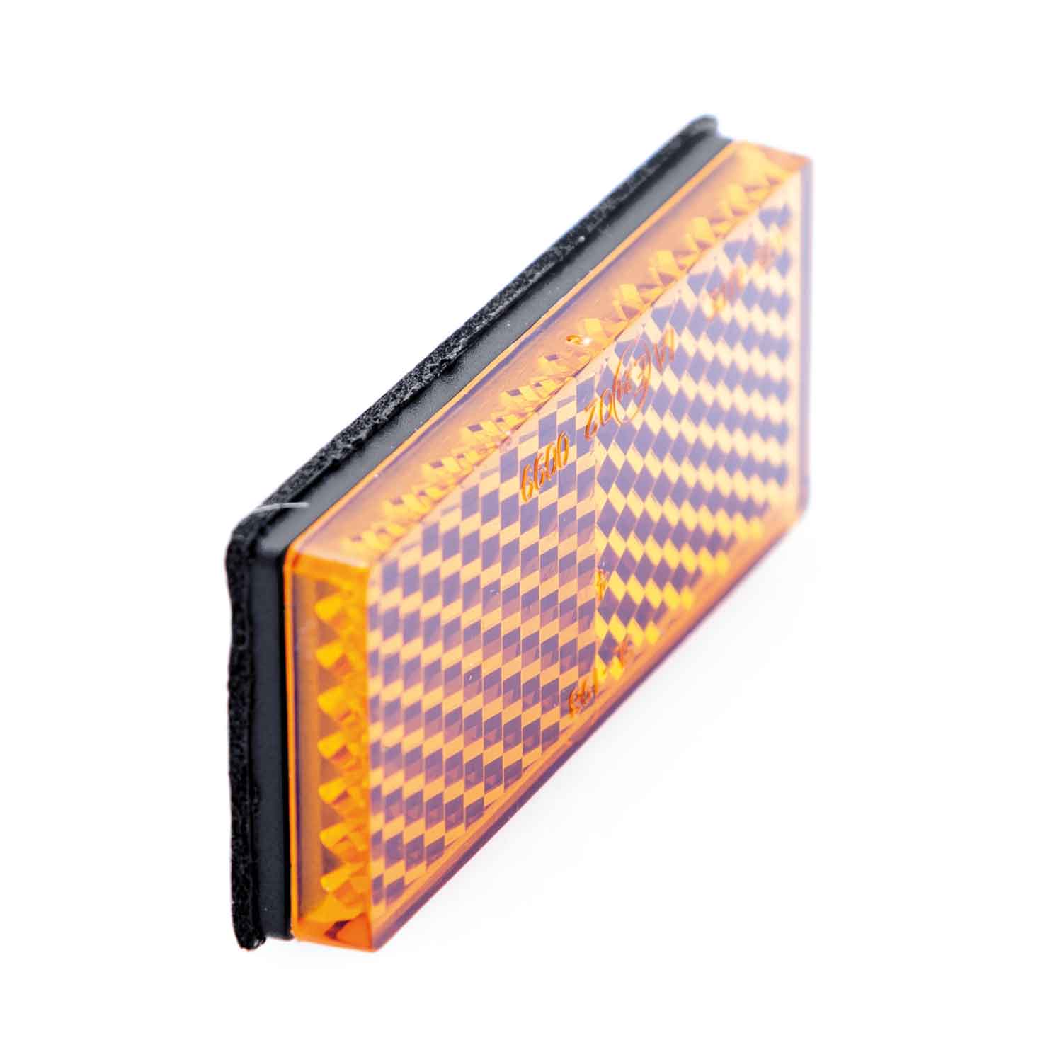 Seitenreflektor - Passender Seitenreflektor für die Vordergabel Mit dem Modell Scotex H20 kompatibel Maße: 50 x 21 x 7 mm (Länge x Breite x Dicke) - von SXT-Scooters