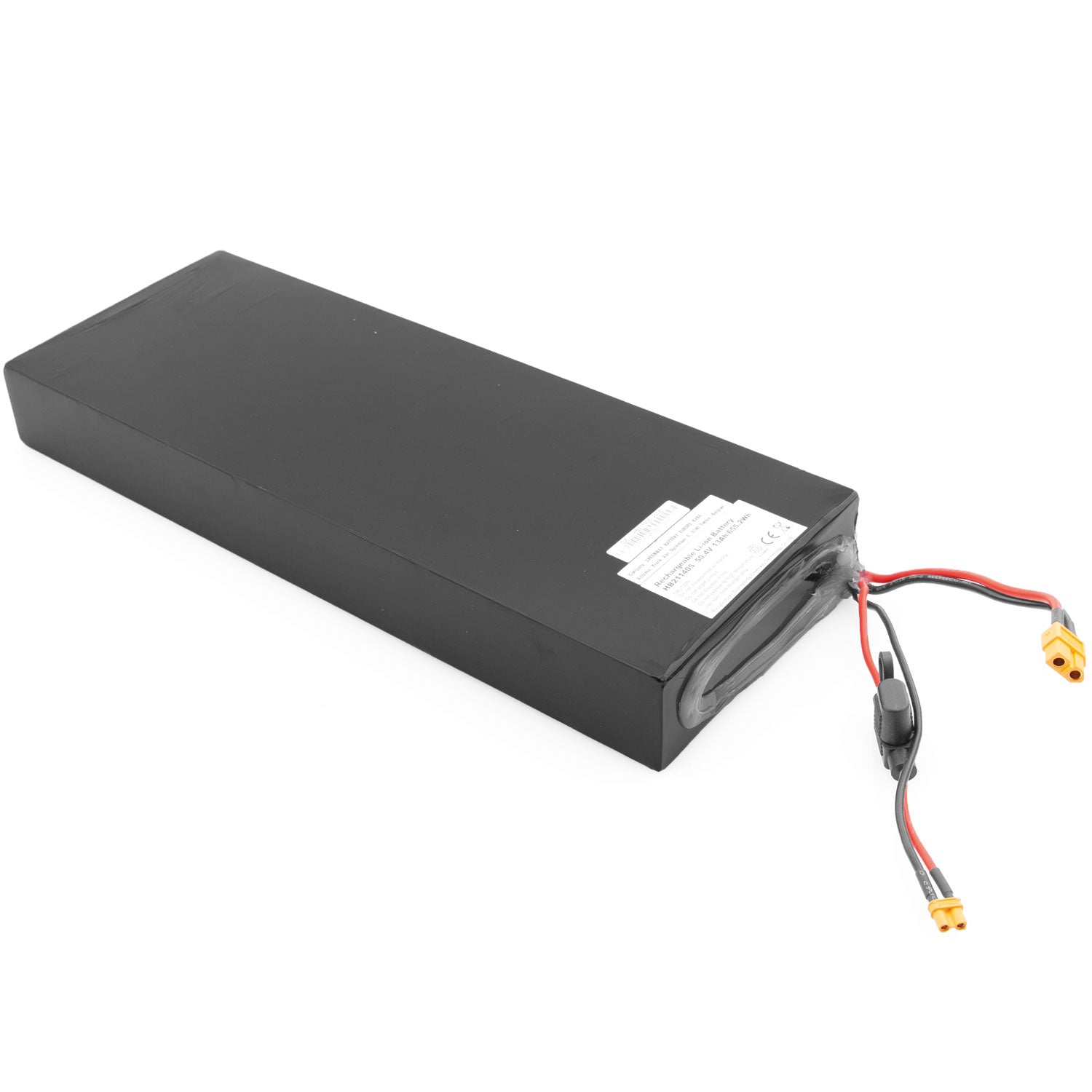Li-Ion-Akku 50,4V / 13Ah - Li-Ionen Akku Spannung: 50.4V Kapazität: 13Ah Maße: 35,3 x 13,4 x 4,4 cm (Länge x Breite x Höhe) Kompatibel mit dem Modell SXT Buddy PRO eKFV - von SXT-Scooters