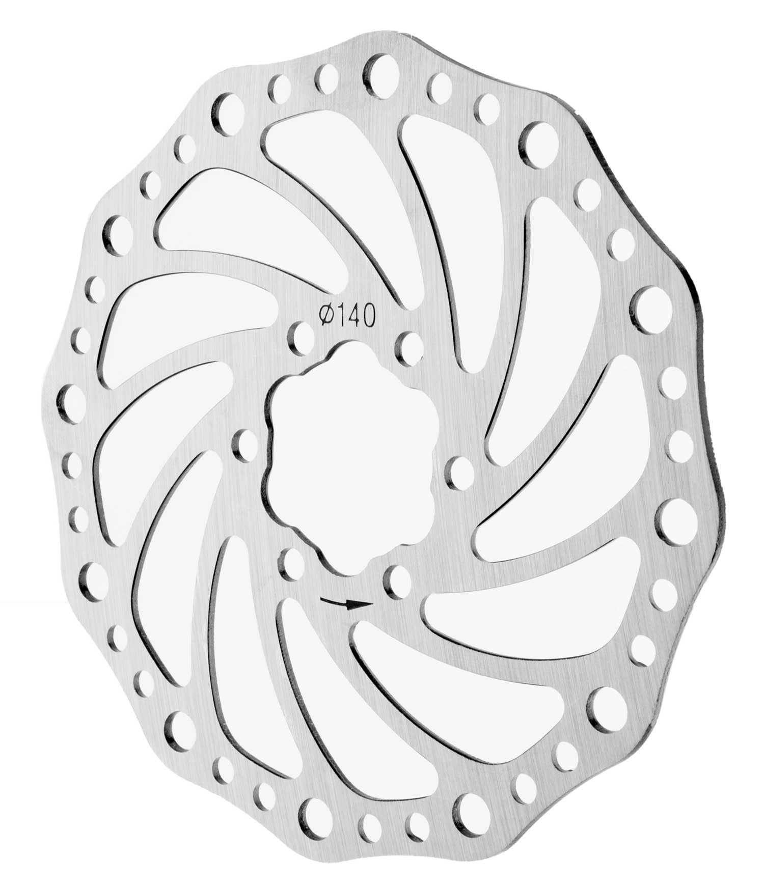 Bremsscheibe vorne oder hinten Ø 140 mm - Bremsscheibe für vorne oder hinten 6-Loch Bremsscheibe Durchmesser 140 mm garantieren jederzeit perfekte Bremswirkung und Schutz vor Überhitzung Passend für die Modelle SXT Compact Ultimate und SXT Ultimate Pro VO