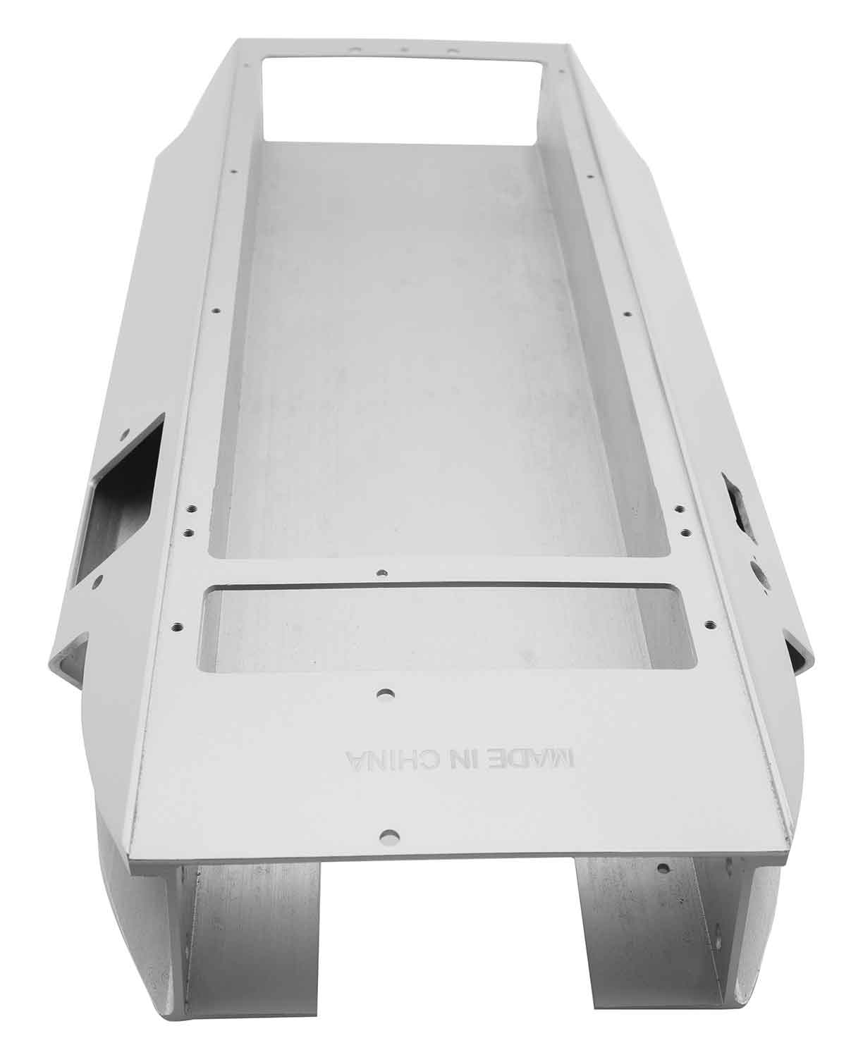 Trittbrett / Alu Gehäuse - Passendes Trittbrett / Alu Gehäuse für das Modell SXT Buddy Pro eKFV Material: Aluminium Farbe: Silber ohne Griptape Maße: 53,5 x 24,5 x 5,5 cm - von SXT-Scooters