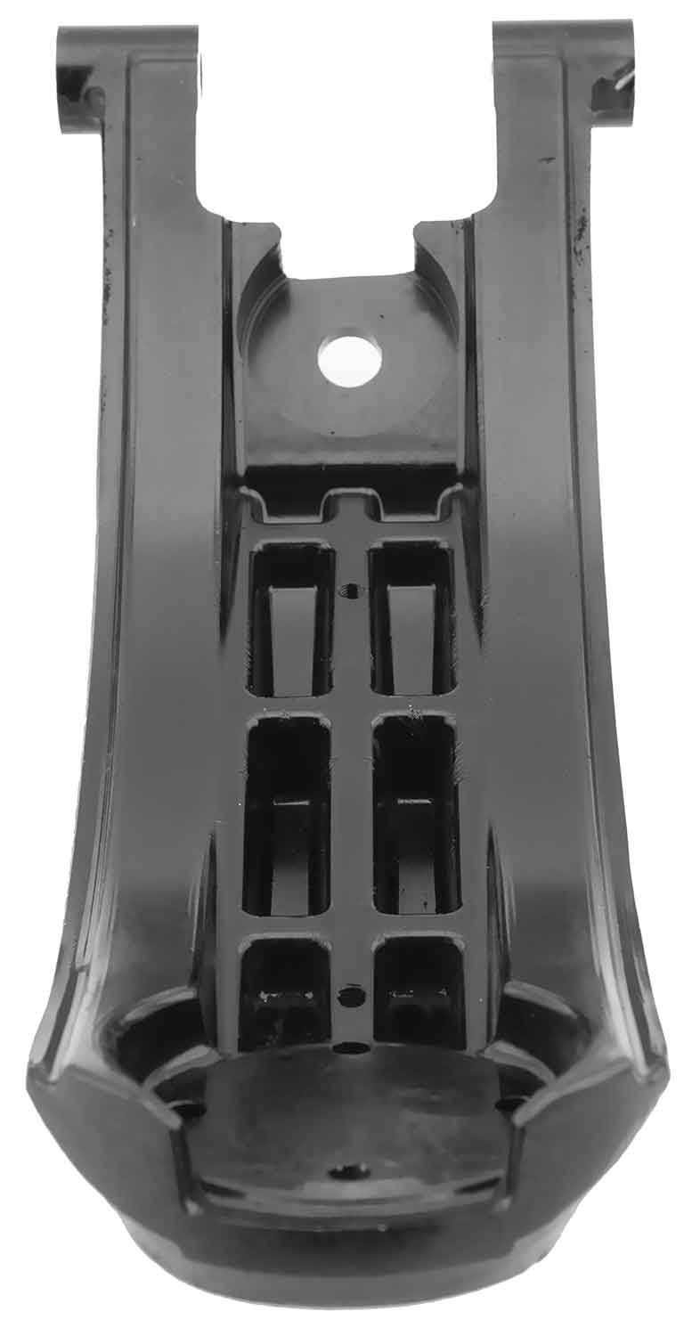 Vordere Stoßdämpfer-Schwinge - Passende vordere Stoßdämpfer-Schwinge für das Modell SXT Buddy Pro eKFV Material: Aluminium Farbton: Schwarz Maße: 24.5 x 9.5 x 7 cm (Länge x Breite x Höhe) - von SXT-Scooters