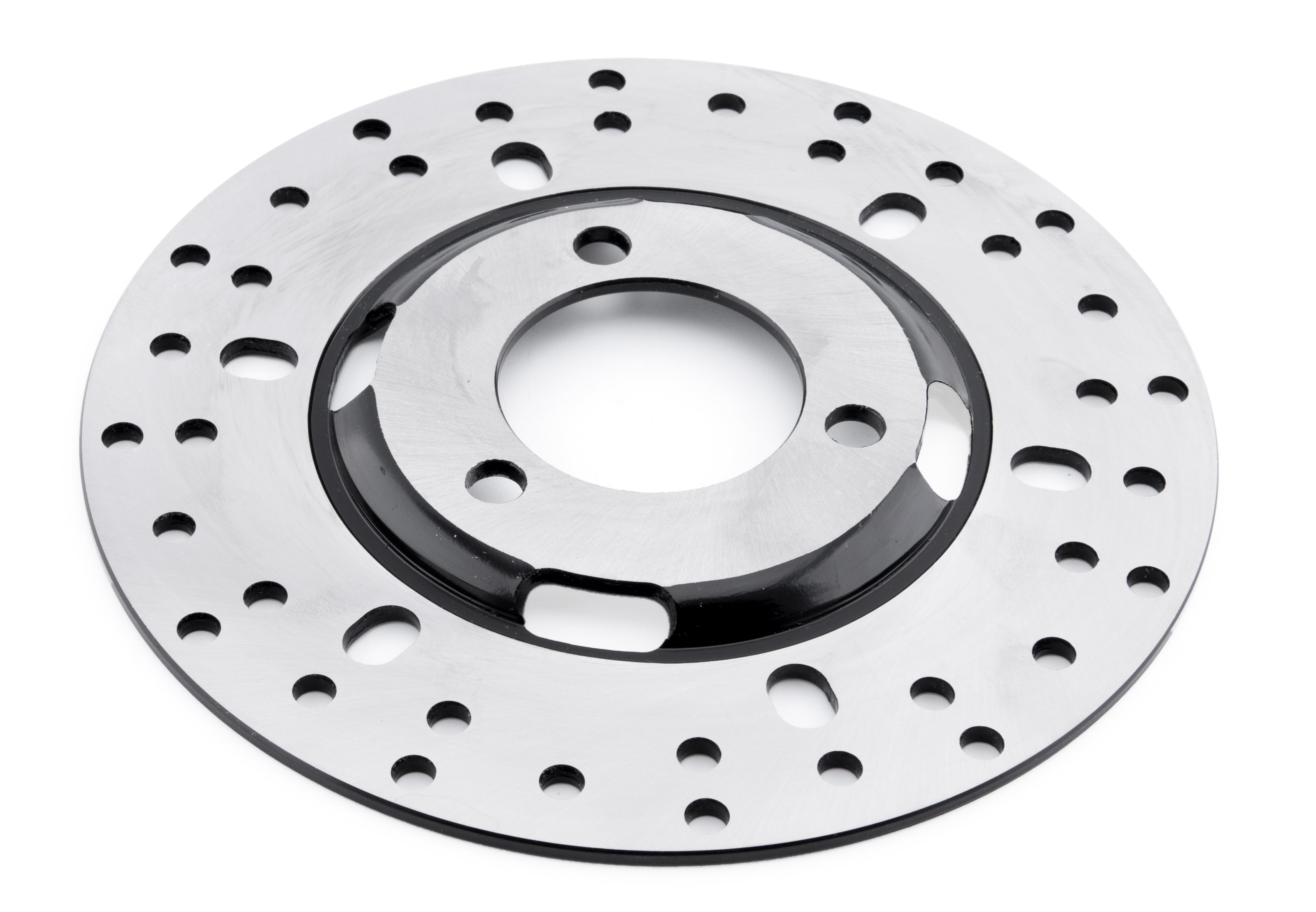 Bremsscheibe vorne - gelochte Bremsscheibe für Vorderrad Durchmesser 180 mm garantieren jederzeit perfekte Bremswirkung und Schutz vor Überhitzung - von SXT-Scooters