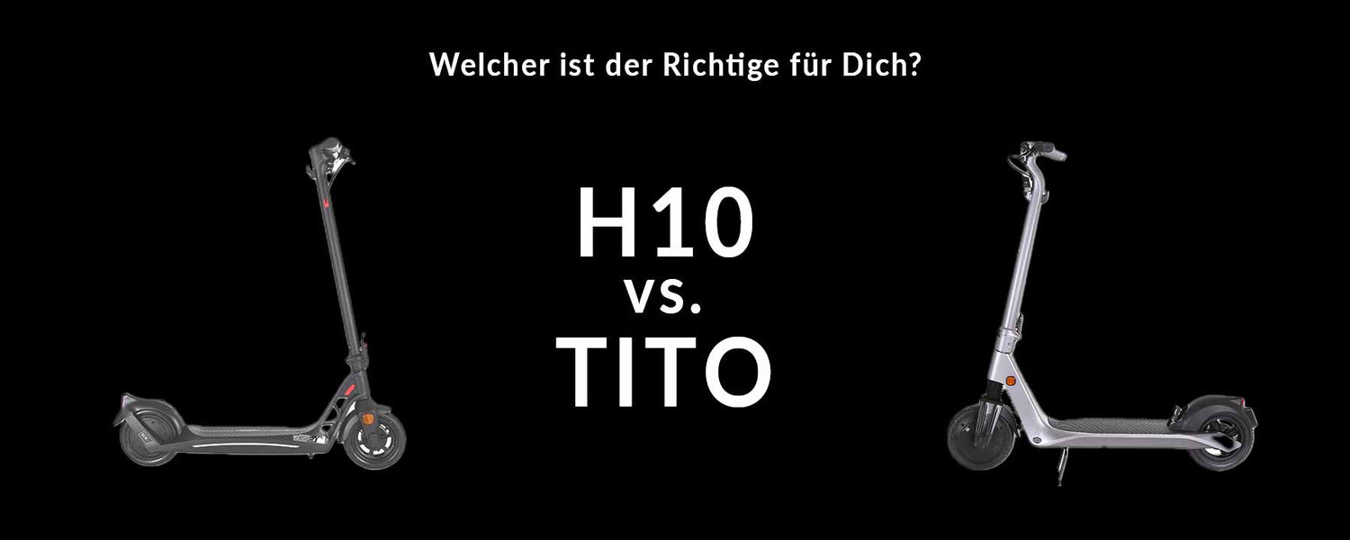 Vergleich H10 eKFV und Tito eKFV E-Scooter: Welcher ist der Richtige für Dich?