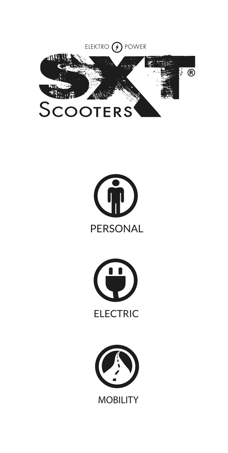 PVC-Plane aus 300 g/m² Meshgewebe, Werbeplane - SXT-Scooters