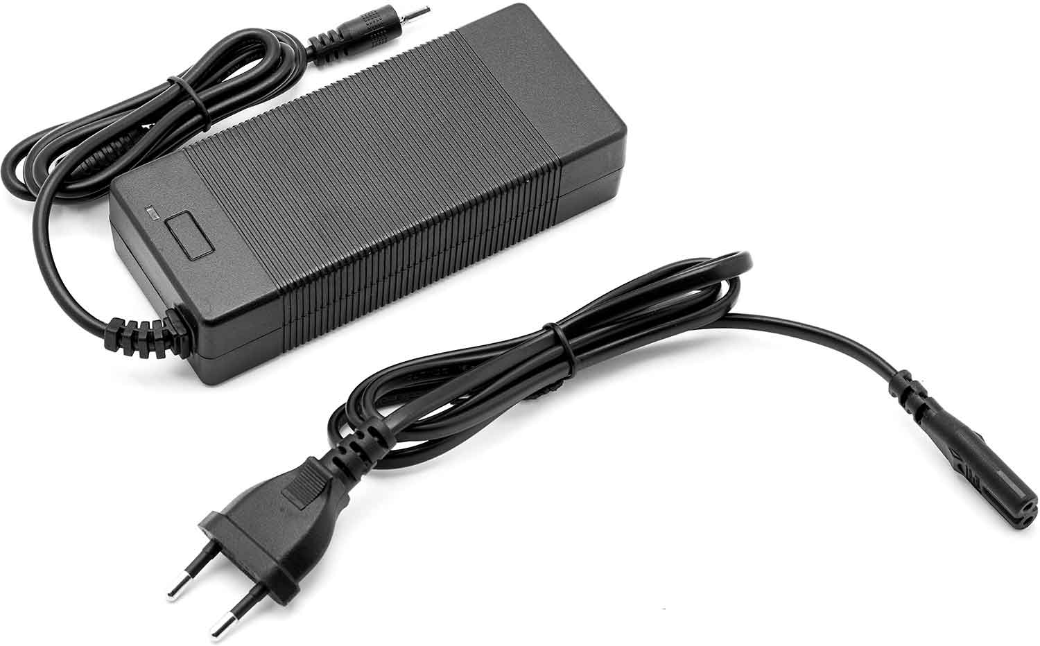 Lithium Ionen Ladegerät 24V / 2,0A - Ladegerät für Lithium Ionen Akkus 24 Volt Betriebsspannung Eingang/Input: 100V - 240 VAC 50/60 Hz Ausgang/Output: DC 29V - 2A DCJ 5.5 mit integrierter LED-Anzeige und Auto-Abschaltfunktion (rot=ladend; grün=fertig gela