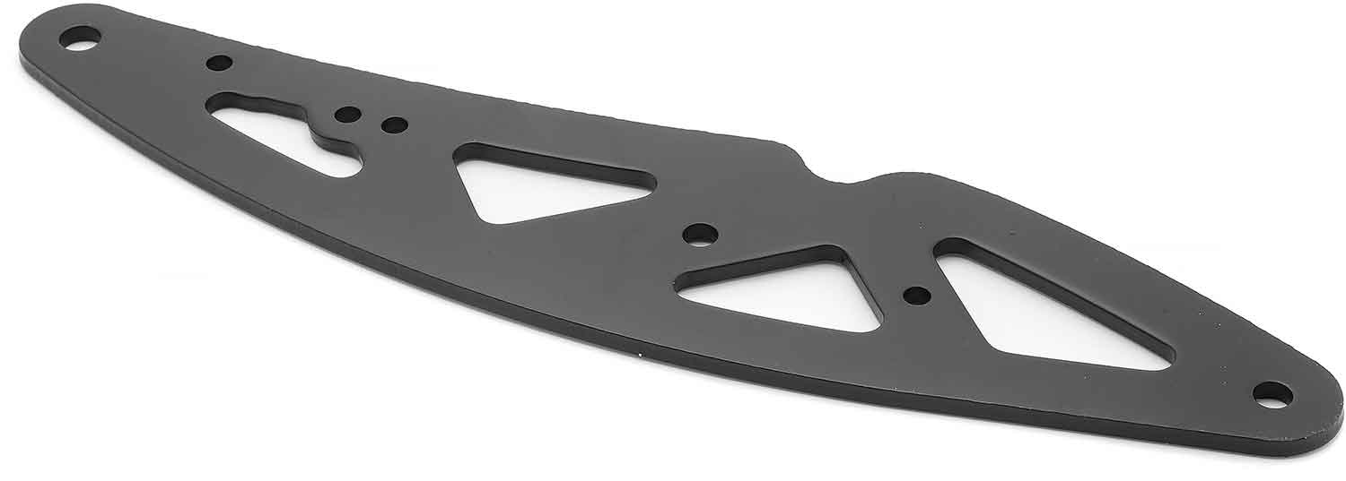 Seitenelement Gabel (schwarz) - der Lieferumfang beinhaltet: 1x Seitenelement Gabel weitere Informationen: Farbe: schwarz 33,30 x 7,90 x 0,50 (HxBxT) enhält keine Schrauben! - von SXT-Scooters