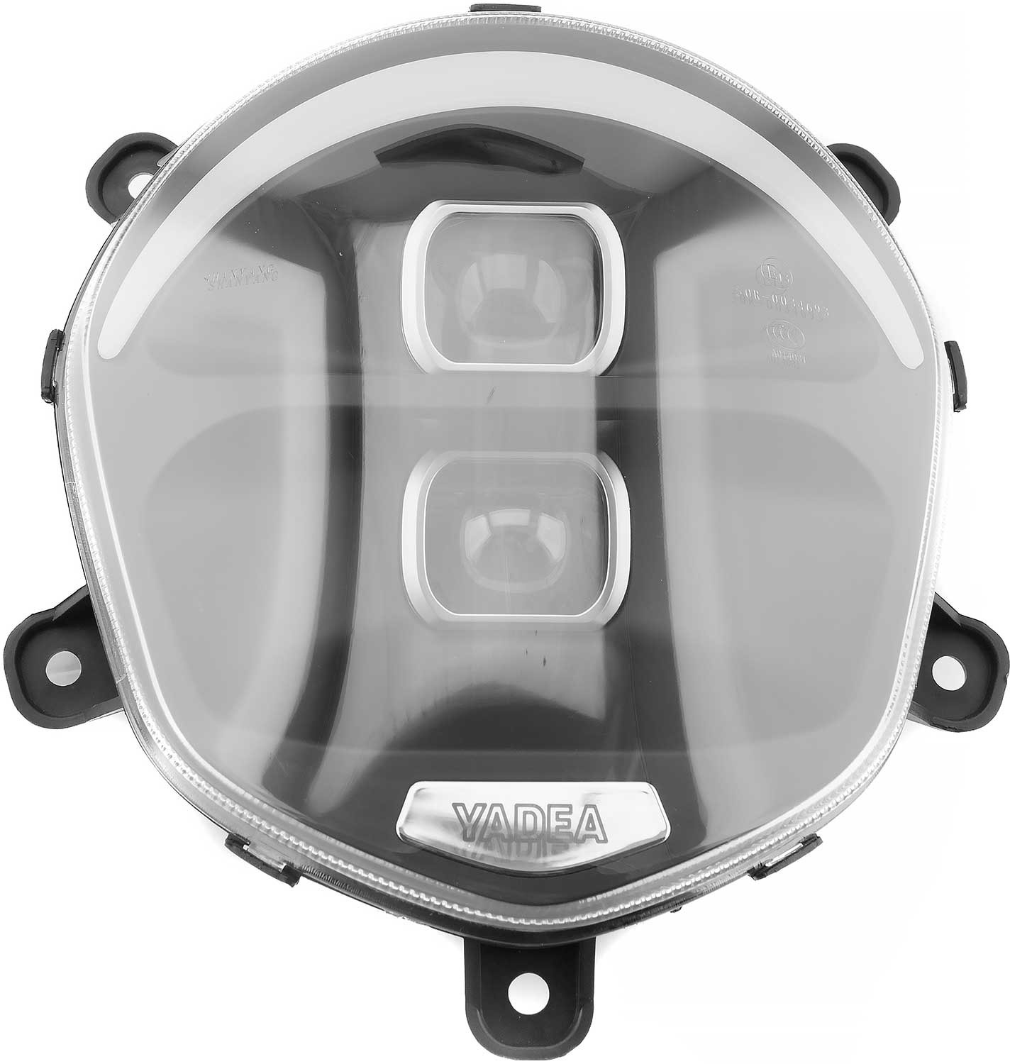 Vorderlicht 48V - Passendes Vorderlicht für das Modell SXT Gekko V3 Ausgangsspannung: 12V 4-polige Steckverbindung Maße: Ca. 25,0 x 21,0 x 12,0 cm (Höhe x Breite x Tiefe) - von SXT-Scooters