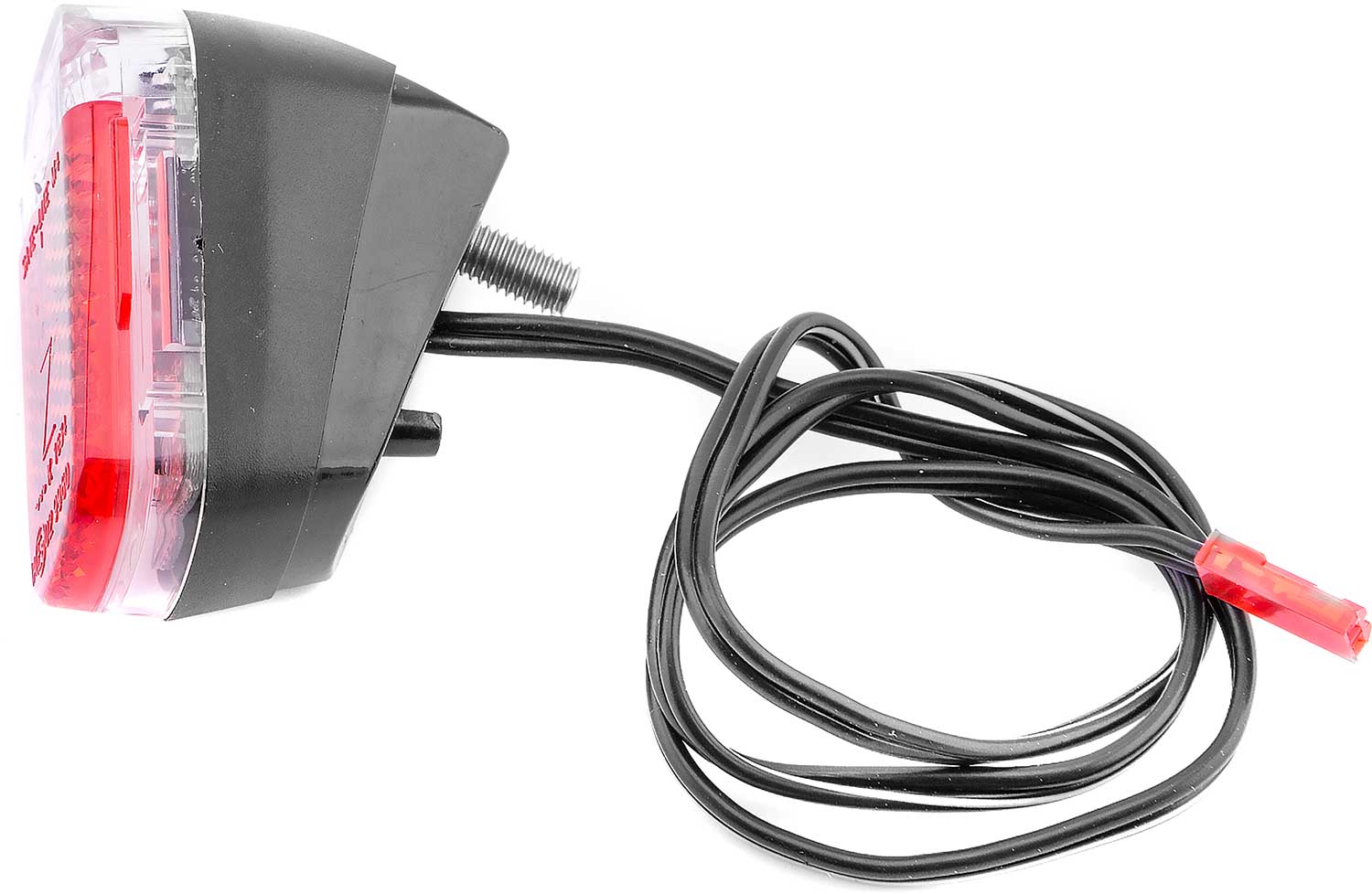 Rücklicht 12V - Passendes Rücklicht für die eKFV-Variante der Modelle SXT Light Plus V Ausgangsspannung: 12V 2-polige Steckverbindung Maße (ohne Kabel): 5,0 x 3,2 x 4,0 cm (Höhe x Breite x Tiefe) - von SXT-Scooters