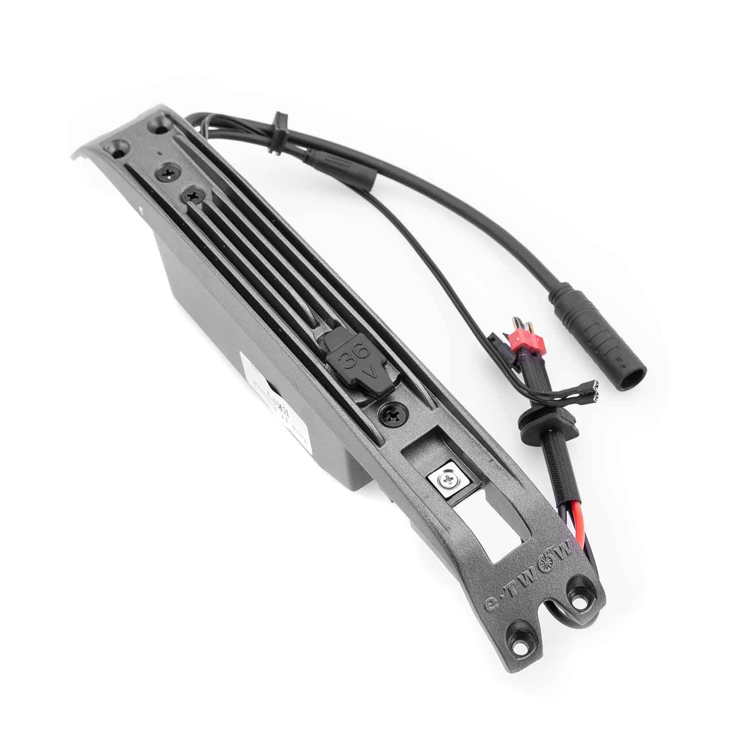 Steuergerät 36V / 500W (eKFV Version) - Passendes Steuergerät für die eKFV-Variante des Modells SXT Light Plus V Steuergerät mit Kühlrippen ist in zwei verschiedenen Farbtönen bestellbar 5-poliger Außenstecker 2-polige Steckverbindung für die Beleuchtung
