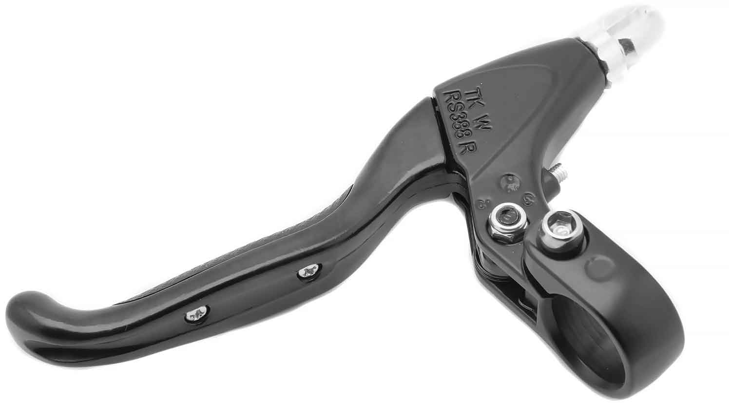Bremsgriff - rechte Seite - Passender Bremsgriff zur rechten Seite für das Modell SXT Buddy V2 und dessen eKFV-Variante Farbe: Schwarz Material: Aluminium Maße: 16,5 x 3,5 x 8,5 cm (Länge x Breite x Höhe) - von SXT-Scooters