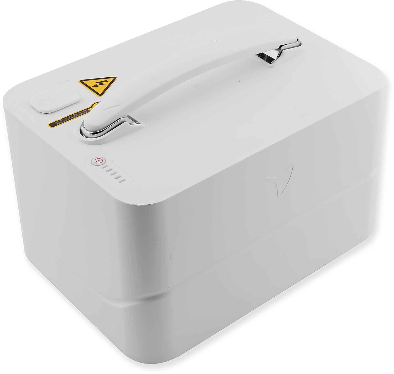 Lithium-Ionen-Akku 60V / 32,0 Ah - der Lieferumfang beinhaltet: 1x Lithium-Ionen-Akku technische Daten: Akkutyp: Li-Ionen Zelltyp: 18650 Panasonic Betriebspannung: 60 V Kapazität in Ah: 32 Kapazität in Wh: 1920 Gewicht: 11 kg Maße: 25,5 x 18,5 x 15,0 cm (