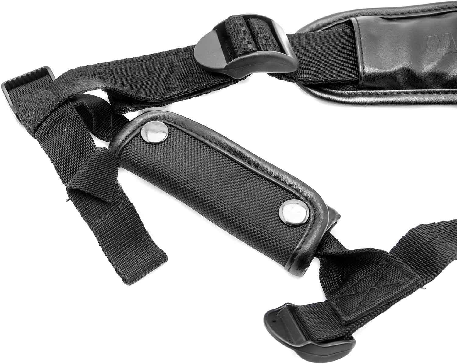 Tragegriff mit Schultergurt - weitere Informationen: perfekt ausbalanciert um den e-Scooter zu transportieren Material: Polyester, Kunstleder Länge: verstellbar Gewicht: 131g Befestigungsart: Klettverschluss - von SXT-Scooters