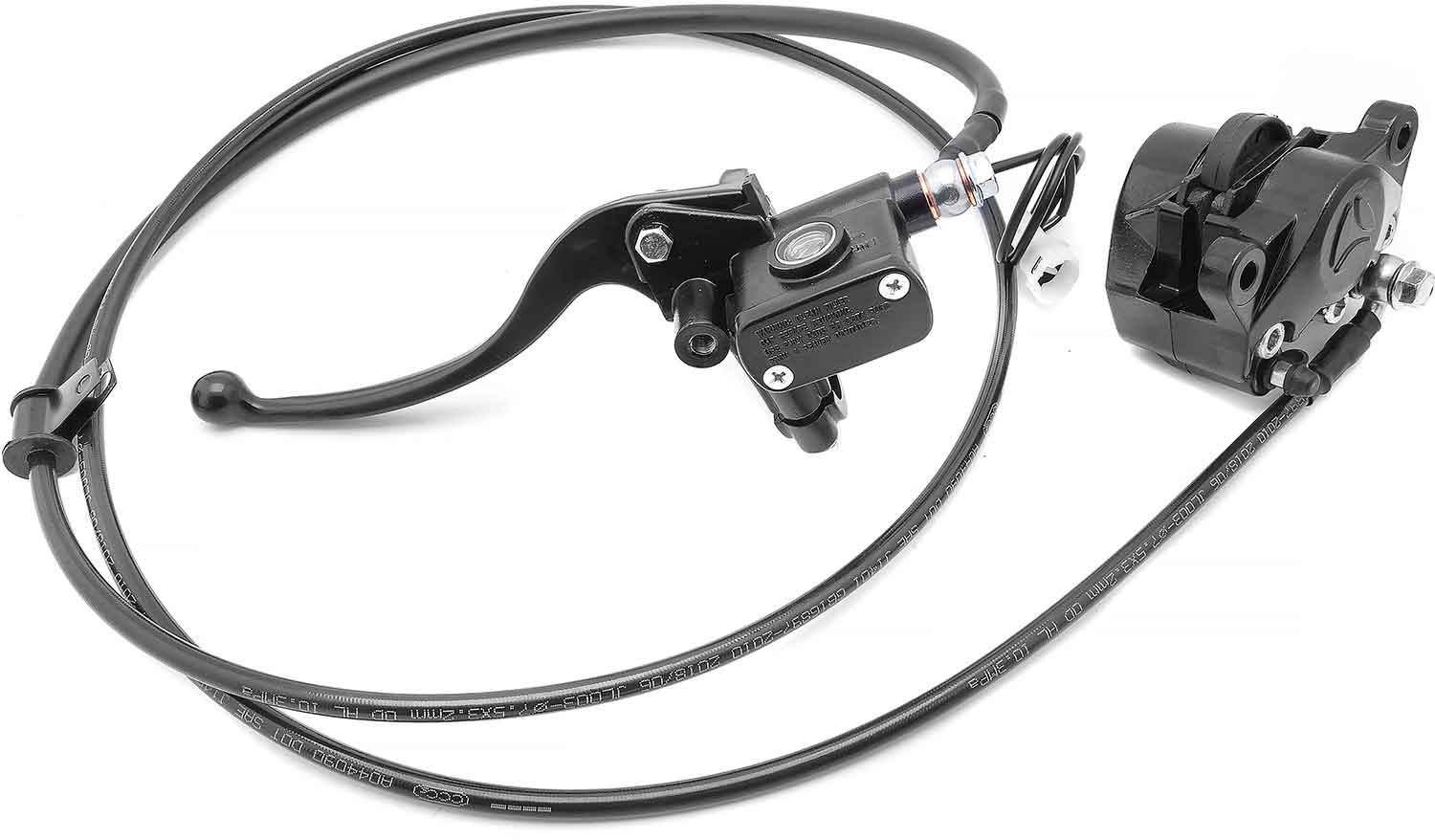 Hydraulische Bremsanlage - Passende hydraulische Bremsanlage für die Modelle SXT Z3 und SXT Raptor V3 ACHTUNG: Artikel in verschiedenen Varianten erhältlich ( vorne und hinten ) Artikel beinhaltet Bremsgriff, Bremssattel, Bremskabel, Anschluss für Endscha
