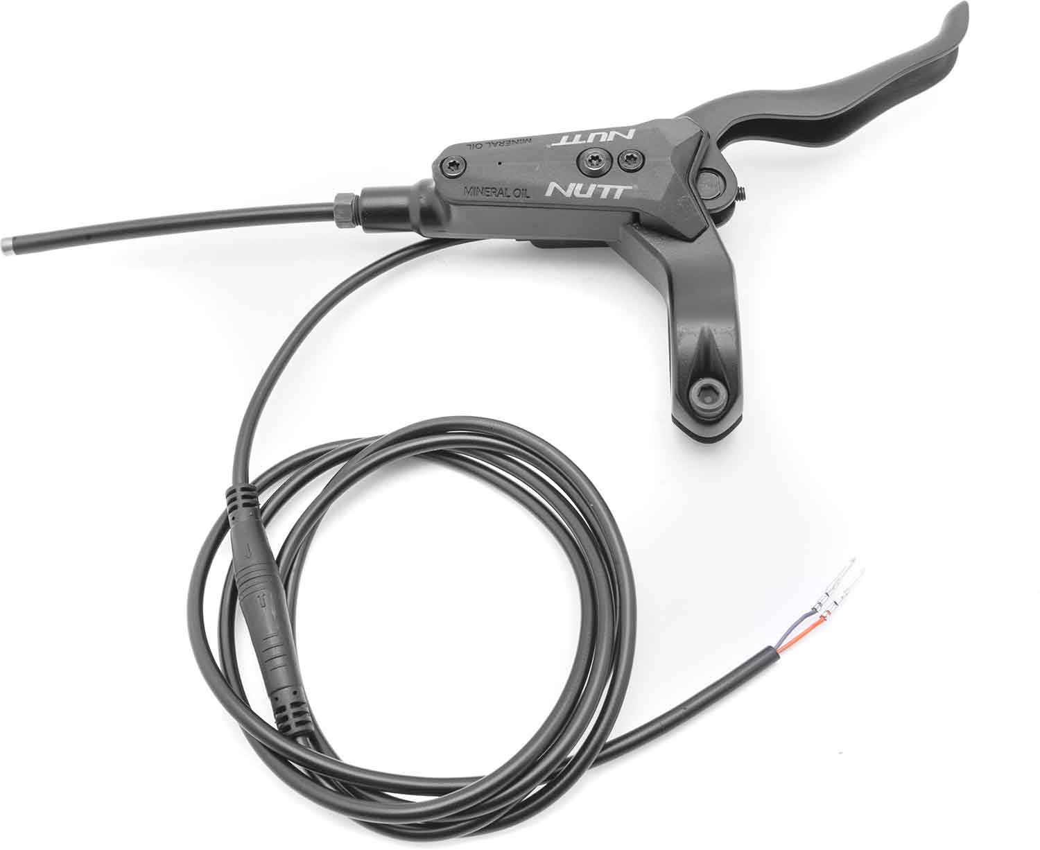 Hydraulischer Bremshebel - Passender Bremshebel für die Modelle SXT Ultimate Pro und Pro+ (Charge 2019) Für die hydraulische Bremsanlage Die rechte und linke Seite sind separat erhältlich 2-polige Steckverbindung Material: Aluminium / Metall Farbe: Schwar