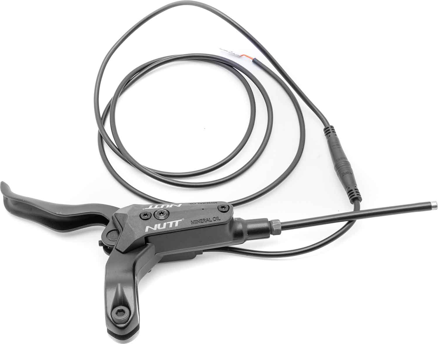 Hydraulischer Bremshebel - Passender Bremshebel für die Modelle SXT Ultimate Pro und Pro+ (Charge 2019) Für die hydraulische Bremsanlage Die rechte und linke Seite sind separat erhältlich 2-polige Steckverbindung Material: Aluminium / Metall Farbe: Schwar