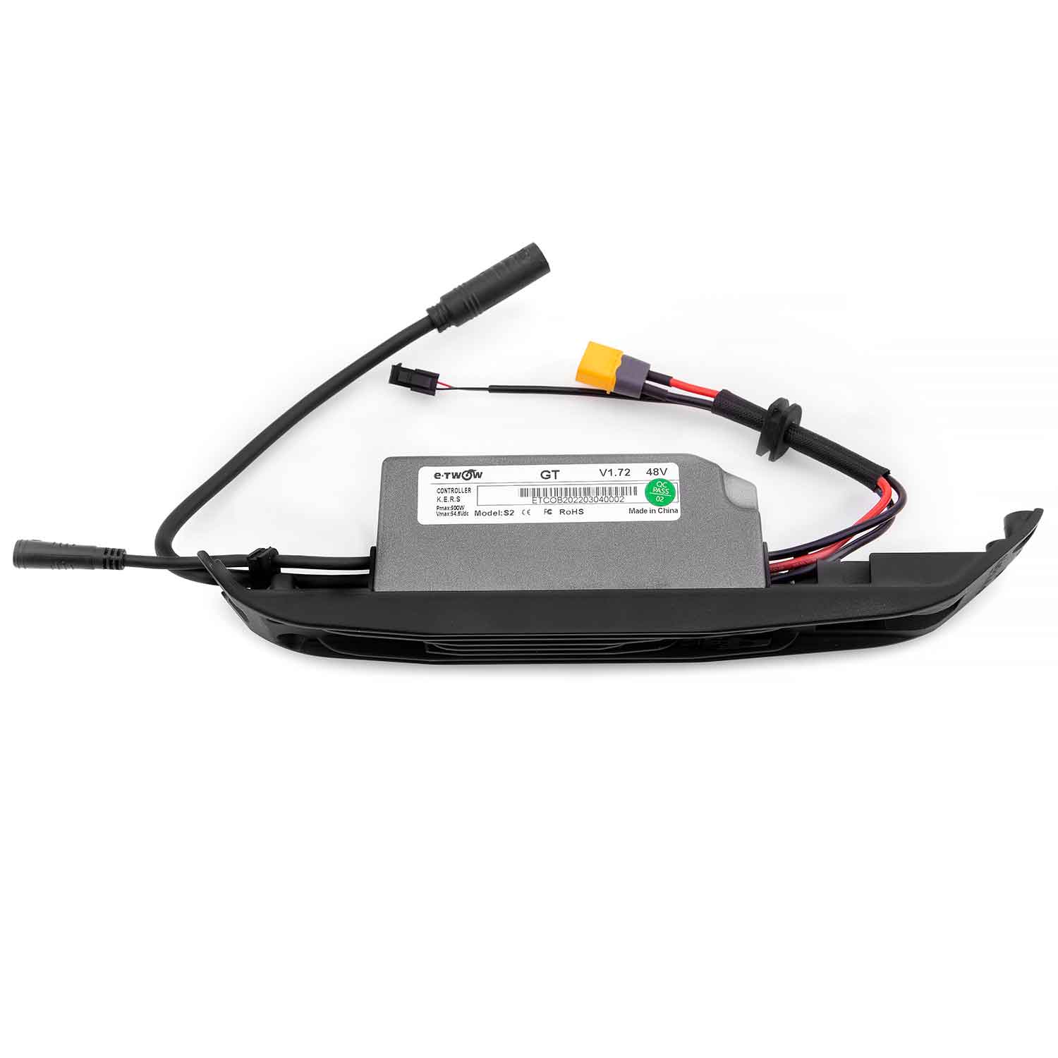 Steuergerät 48V / 700W - Passende Steuereinheit für das Modell SXT Light GT Steuergerät mit Kühlrippen ist in zwei verschiedenen Farbtönen bestellbar 5-poliger Außenstecker Betriebsspannung: 48V Leistung: 700W Maße: 26,3 x 3,8 x 5,5 cm (Länge x Breite x T