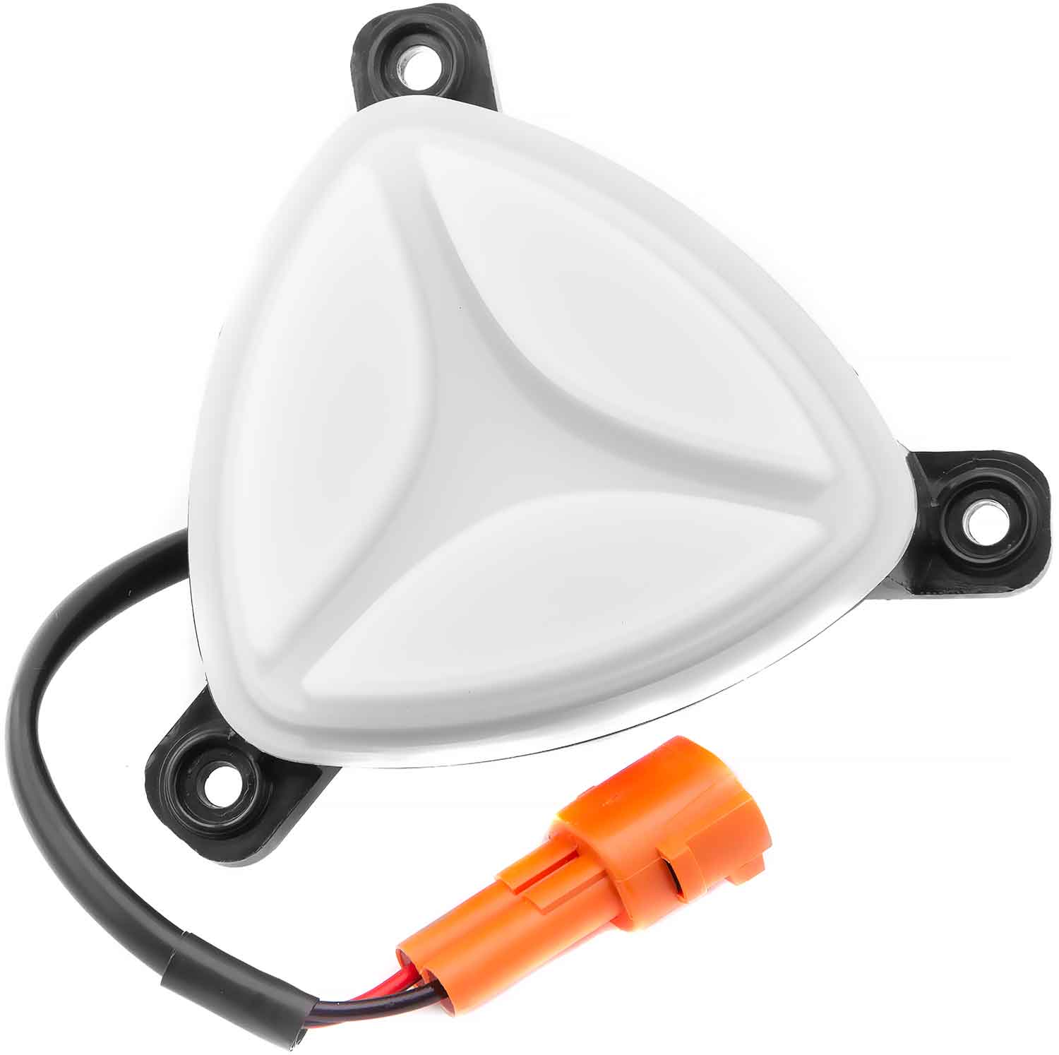 Logo vorne - Vorderes Logo mit integrierter Beleuchtung Für das Modell SXT Yadea G5 geeignet 2-polige Steckverbindung Maße (ohne Kabel): 95 x 95 x 50 mm (Länge x Breite x Tiefe) Kabellänge: 190 mm - von SXT-Scooters