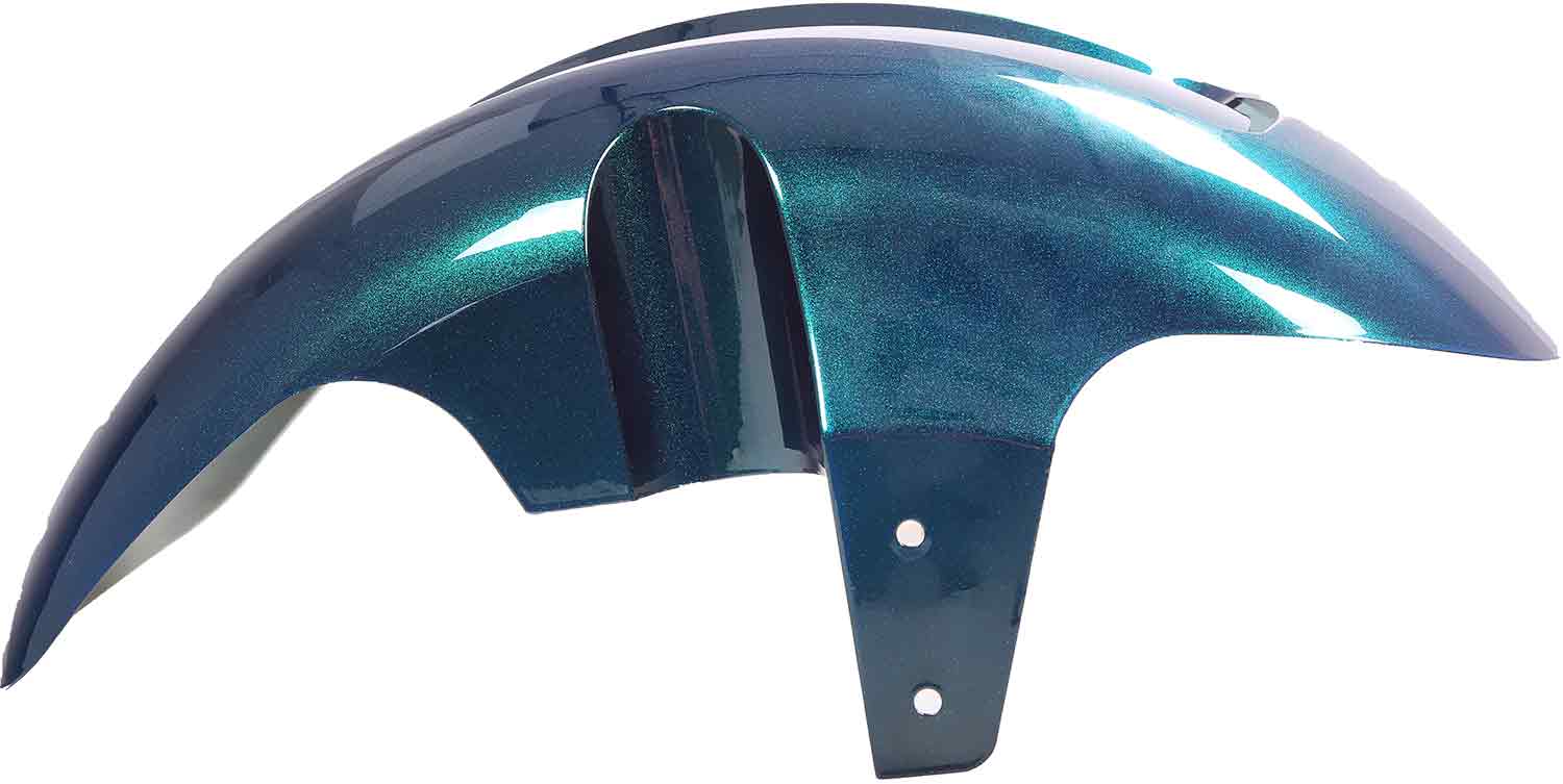Schutzblech vorne - Passendes Vorderschutzblech für das Modell SXT Grizzy In folgenden Farbvariationen bestellbar: Schwarz matt Blau Rot Maße: 470 x 270 x 200 mm (Länge x Breite x Höhe) - von SXT-Scooters