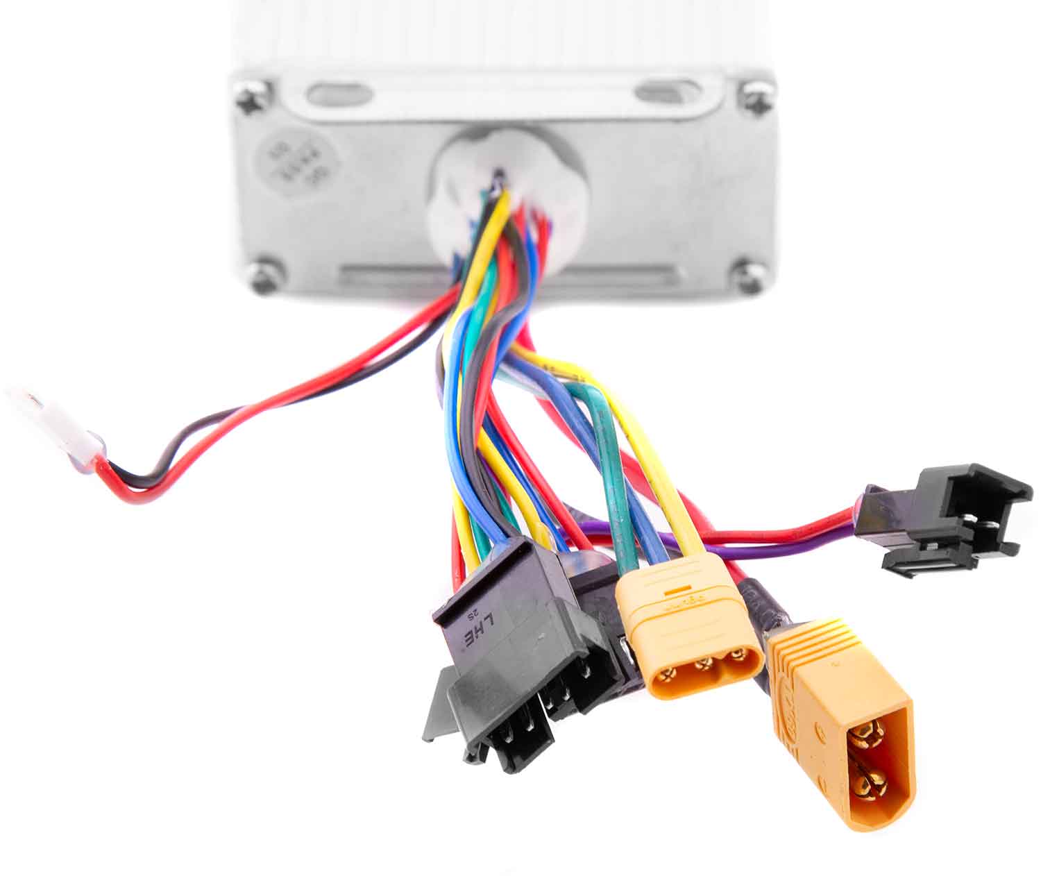 Steuergerät 36V 300W - Passendes Steuergerät für das Modell Scotex H10 ACHTUNG! Für den 36V 10Ah Li-Akku (Artikelnr.: SP1319) muss das entsprechende Steuergerät verwendet werden. Betriebsspannung: 36V DC Ausgangsspannung: 300W Maße (für 7,5Ah Li-Akku): 10