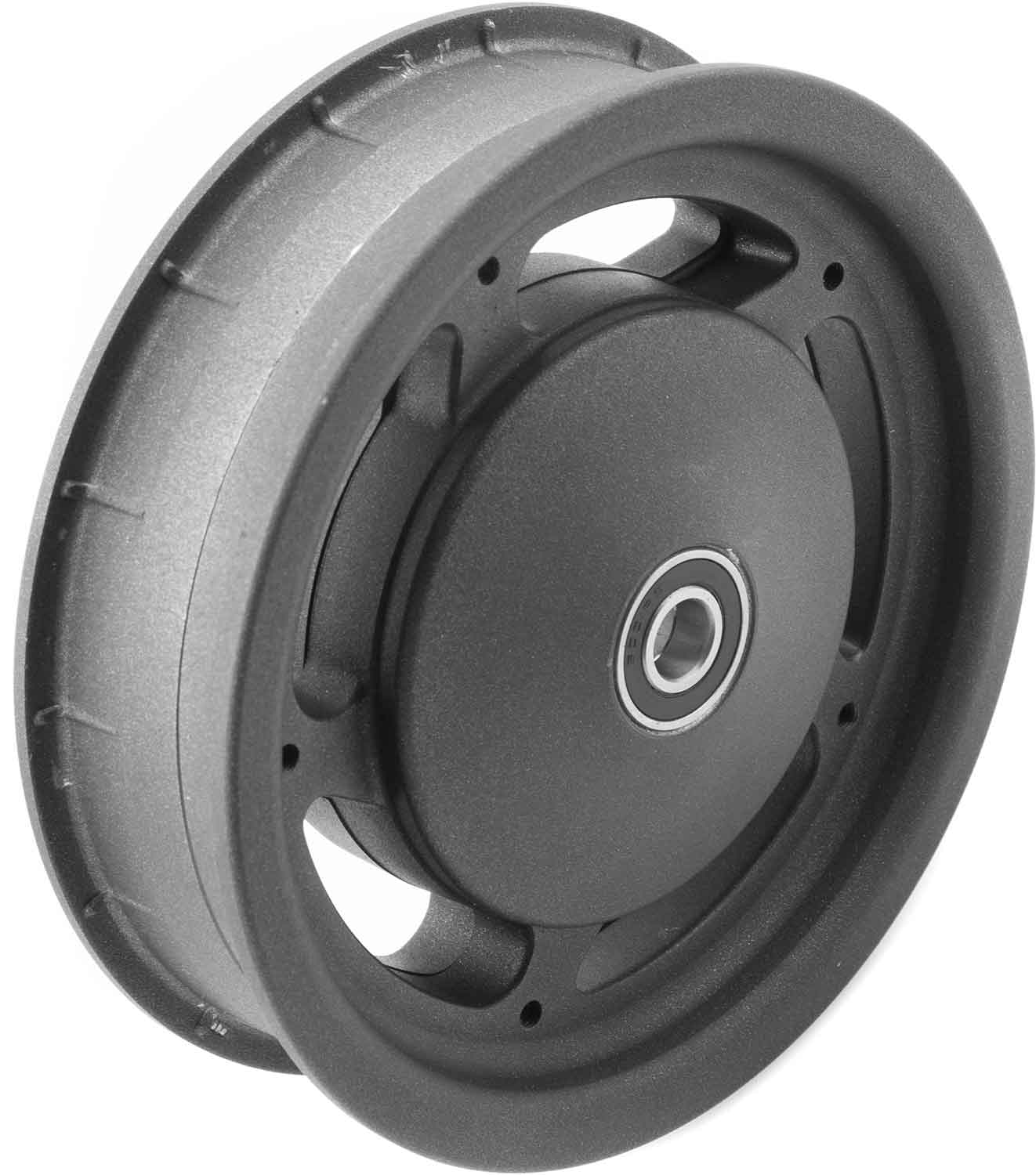 Vorderrad / Felge - Passende Felge für den Vorderreifen Kompatibel mit dem Modell Scotex H10 Einteilige Standard-Felge für den Luftreifen unter der Variante SP1320.1 bestellbar Zweiteilige Felge für den PU-Vollreifen unter der Variante SP1320.2 bestellbar