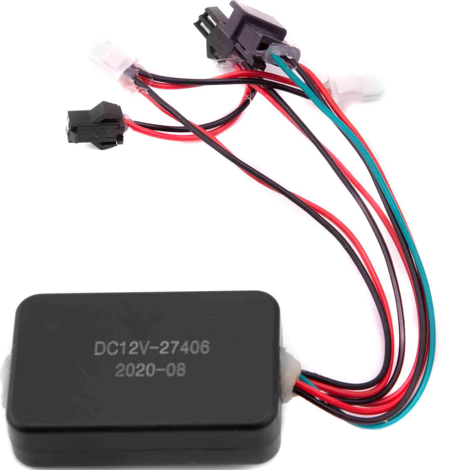 Spannungswandler 12V (August 2020) - Passender Spannungswandler für das Modell SXT Ultimate Pro (3.Generation) ACHTUNG! Erst ab Produktionscharge August 2020 verwendbar 4x 4-polige Steckverbindung 1x 3-polige Steckverbindung Ausgangsspannung: DC 12V Maße