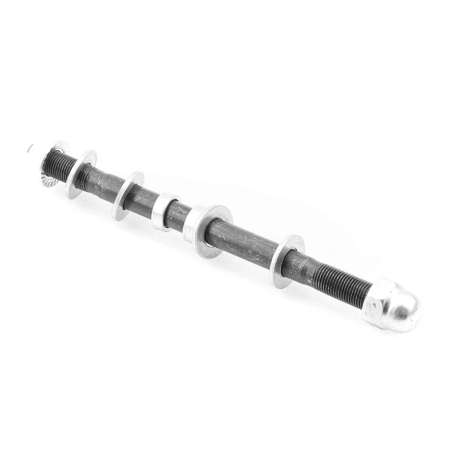 Vorderachse (Set 9-teilig) - Passende Vorderachse für das Modell SXT Velox MAX Set besteht aus neun Teilen Länge: 155 mm Durchmesser: 10mm - von SXT-Scooters