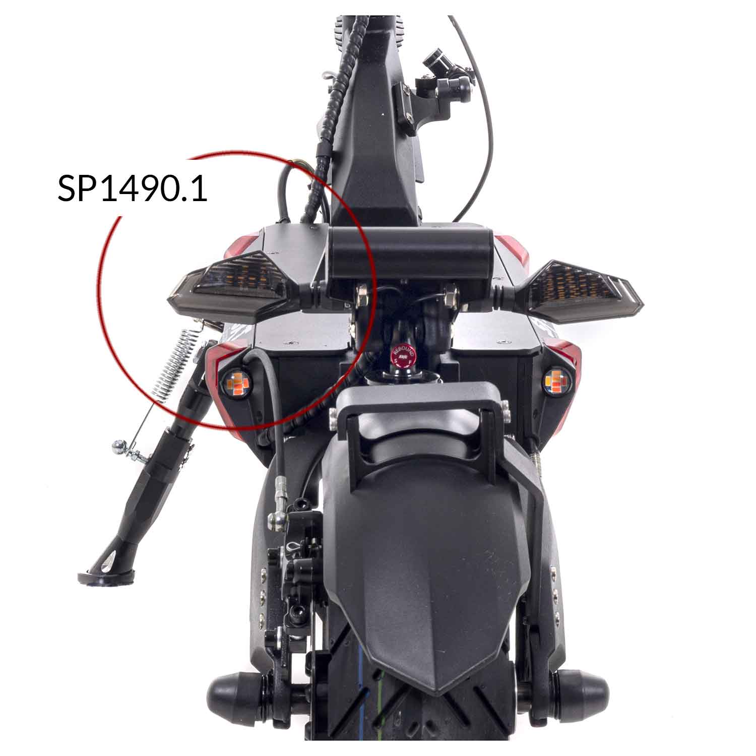 Blinker - Blinker rechts und links für das Modell SXT Beast Pro Maße: 11,50 x 4 cm (LxB) ohne Verkabelung Kabellänge: 90 cm Farbe: Schwarz - von SXT-Scooters
