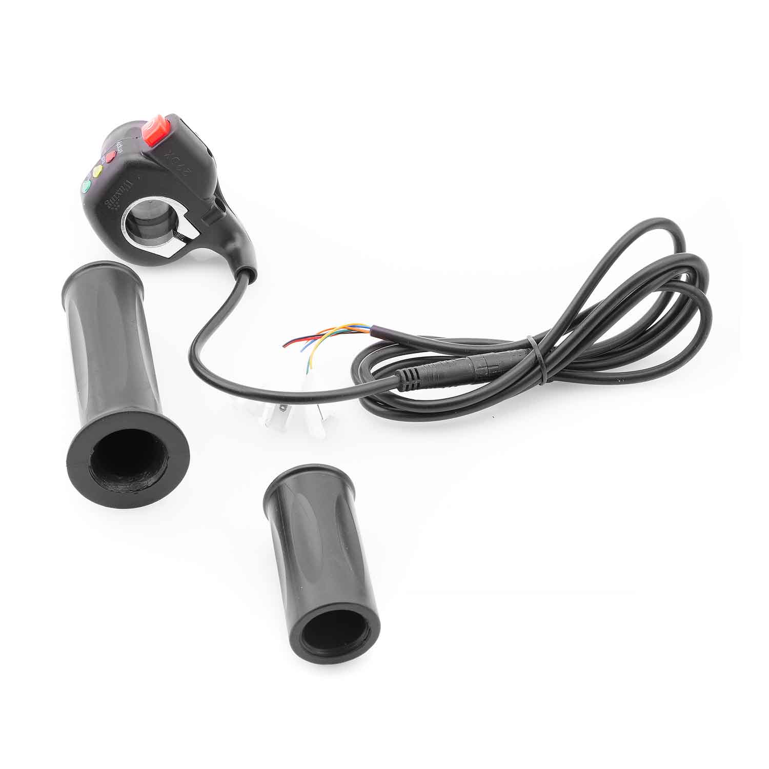 Gasgriff / Drehgasgriff 48V - Passender Gasgriff für das Modell SXT Monster EEC Betriebsspannung: 48V 6-polige Steckverbindung Inkl. linker Lenkergriff - von SXT-Scooters