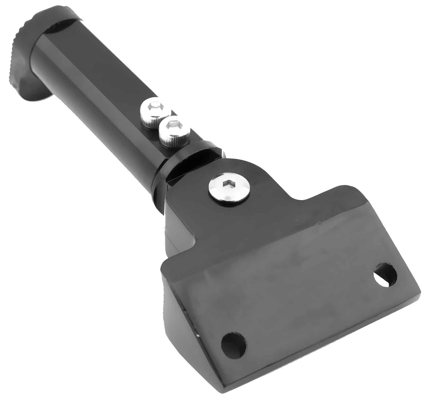 Seitenständer - Passender Seitenständer für das Modell SXT Buddy Pro eKFV Material: Aluminium Farbe: Schwarz Maße: 14 x 6 x 4 cm (Länge x Breite x Höhe) - von SXT-Scooters